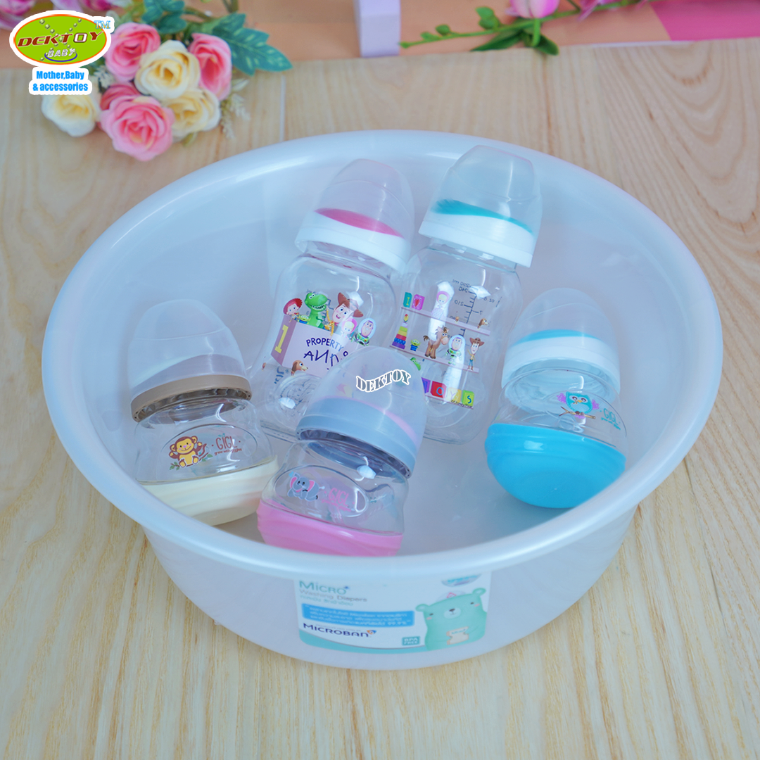 N566 NANNY แนนนี่ อ่างล้างขวดนม ซักผ้าอ้อม 35 ซม.ป้องกันแบคทีเรีย