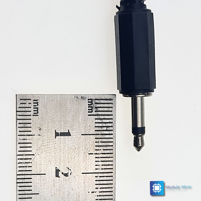 แจ็คหูฟังตัวผู้ 3.5mm mono plug 2-section headphone audio