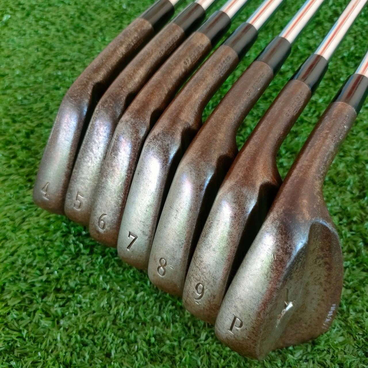 ชุดเหล็ก MIZUNO MP -5 มีเหล็ก 4 - 9 เเละ PW ก้าน PROJECT X 6.0 เหล็ก GF FORGED 1025E สุดยอดของสุดยอด FORGEDJAPAN ต้นตำหรับ ดีที่สุด!!! ไม้กอล์ฟมือสอง ของแท้ BY NakaraLuxurious