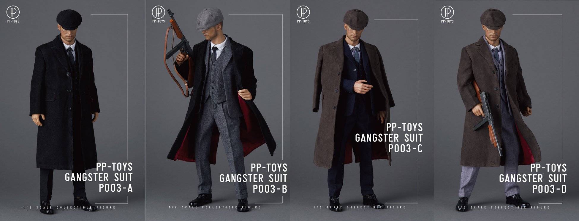 [สั่งจอง]PPToys P003A/B/C/D 1/6 : Gangster Suit