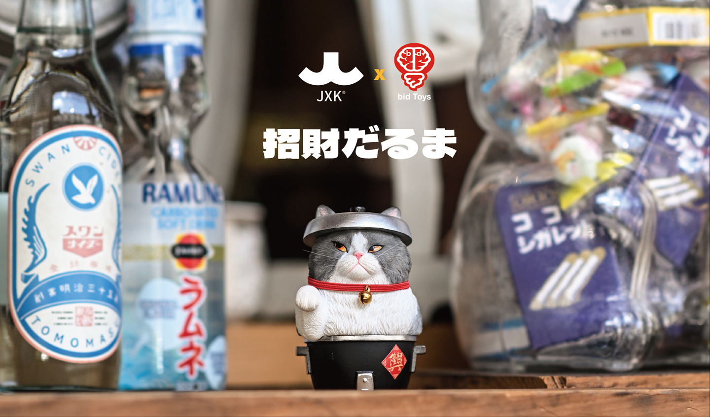 [สั่งจอง] JXK×bid Toys : Damo lucky cat