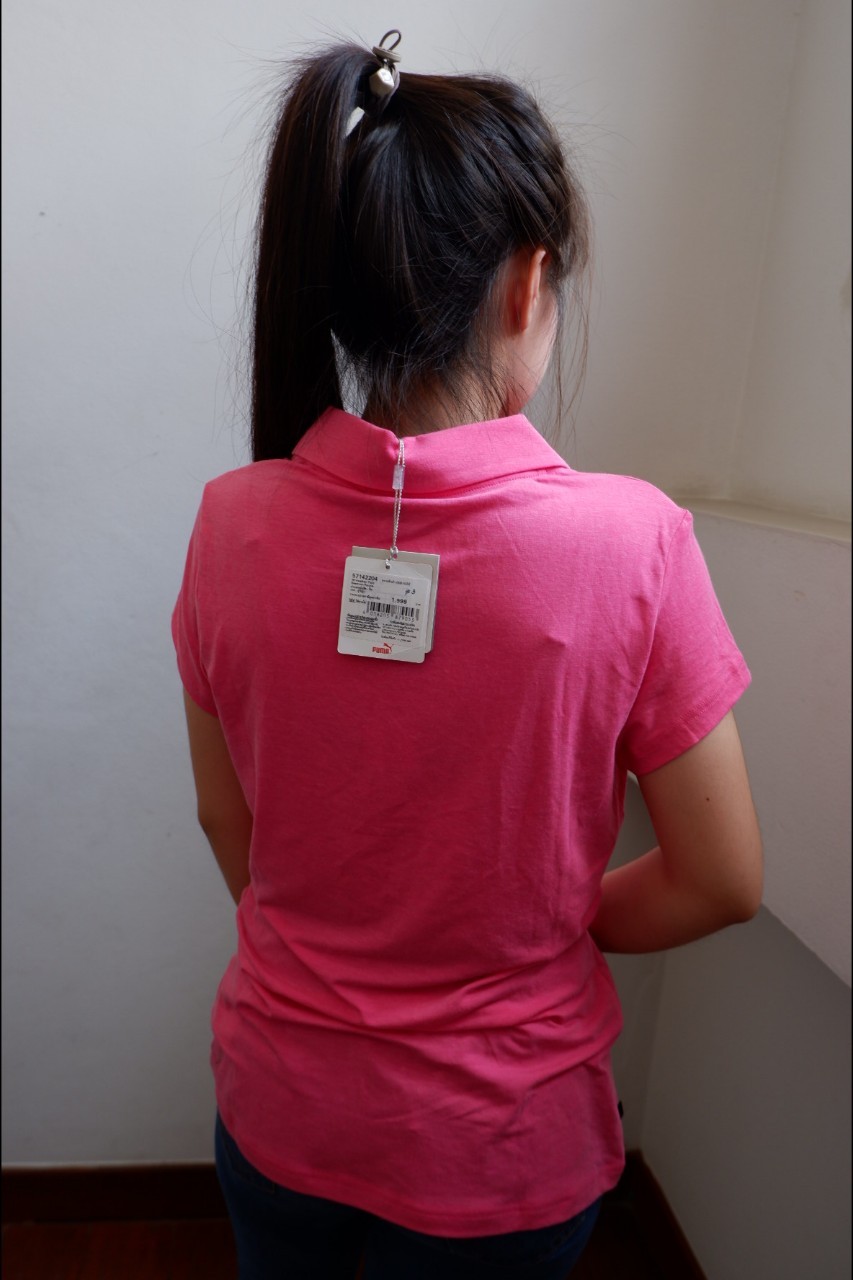 เสื้อกอล์ฟผู้หญิง GOLF POLO PUMA ROAD MAP PUMA WOMEN
