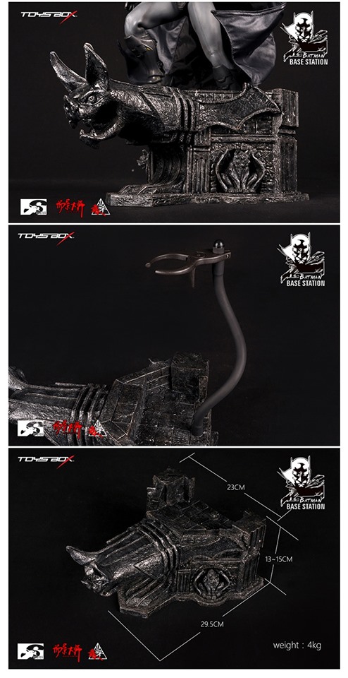 [สั่งจอง] ฐานหัวกากอยแนวโกธิค เหมาะสำหรับอัศวินราตรี Toys box SM001 1/6 Bat Base Station
