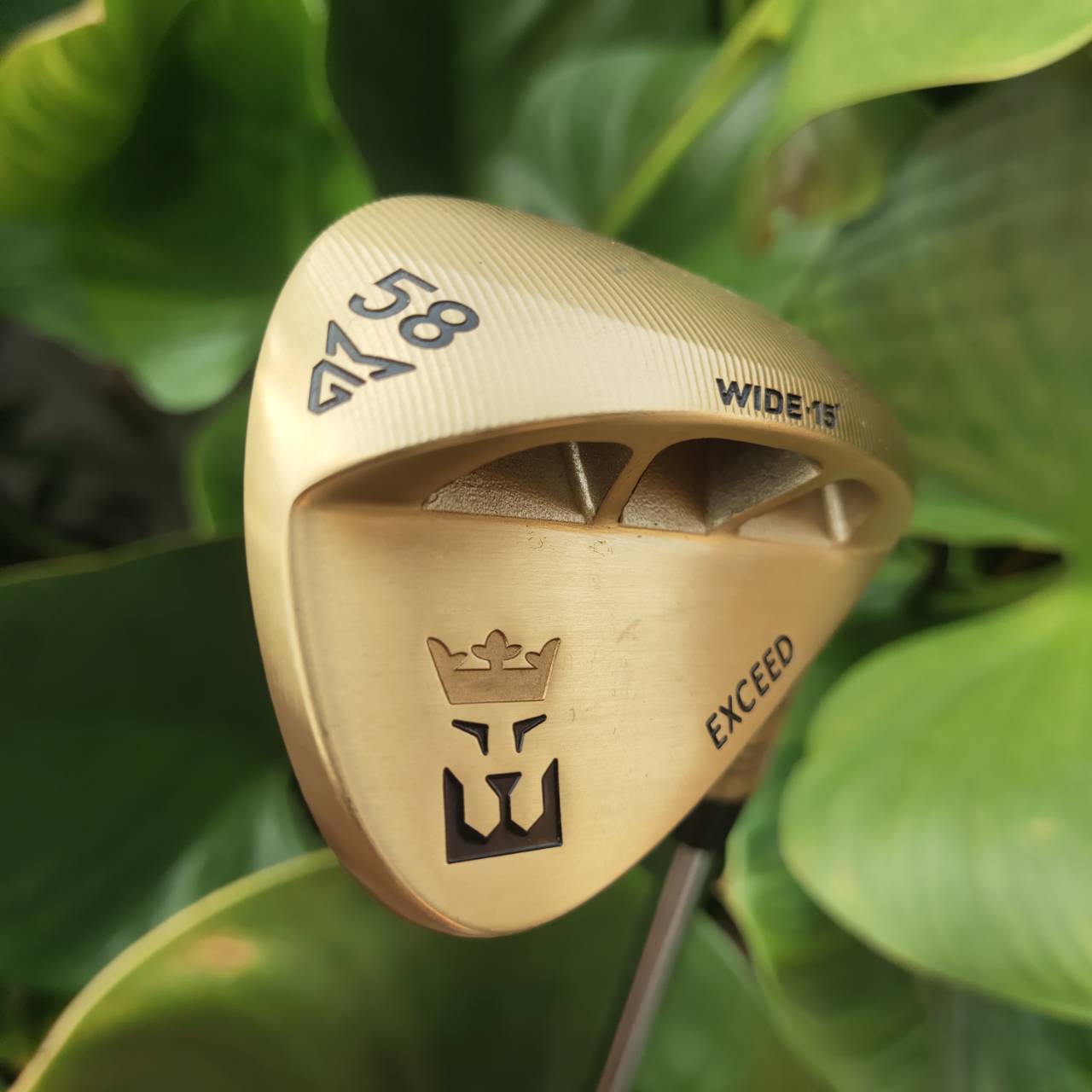 WEDGE EXCEED องศา 58 สีทองหรูหรา หน้าตะไบโหดจัด ตกหยุดถอยหลังแบบสับๆเลยค่ะ