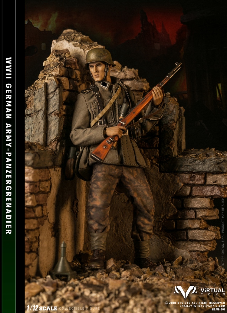 [สั่งจอง]VTS TOYS VG001 1/12 POCKET ELITE SERIES WWII German Army - Panzergrgrenadier