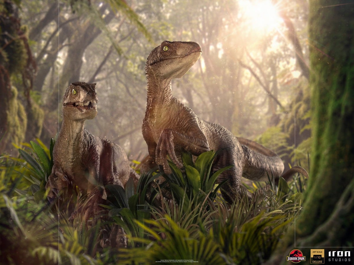 [สั่งจอง]Iron Studio 1/10 : Jurassic Park - Just The Two Raptors