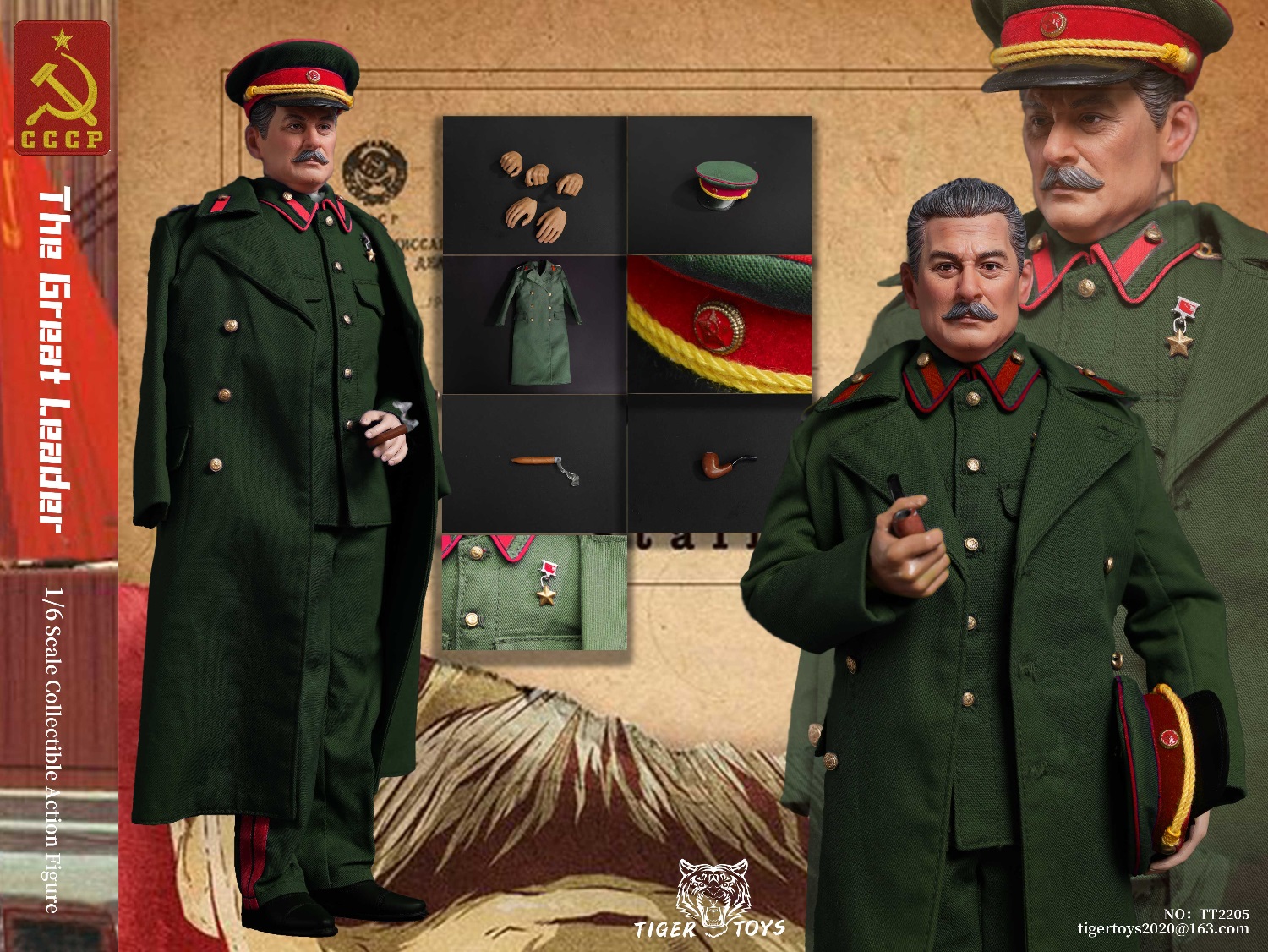 [สั่งจอง]TIGERTOYS TT2205 1/6 : Soviet leader Stalin