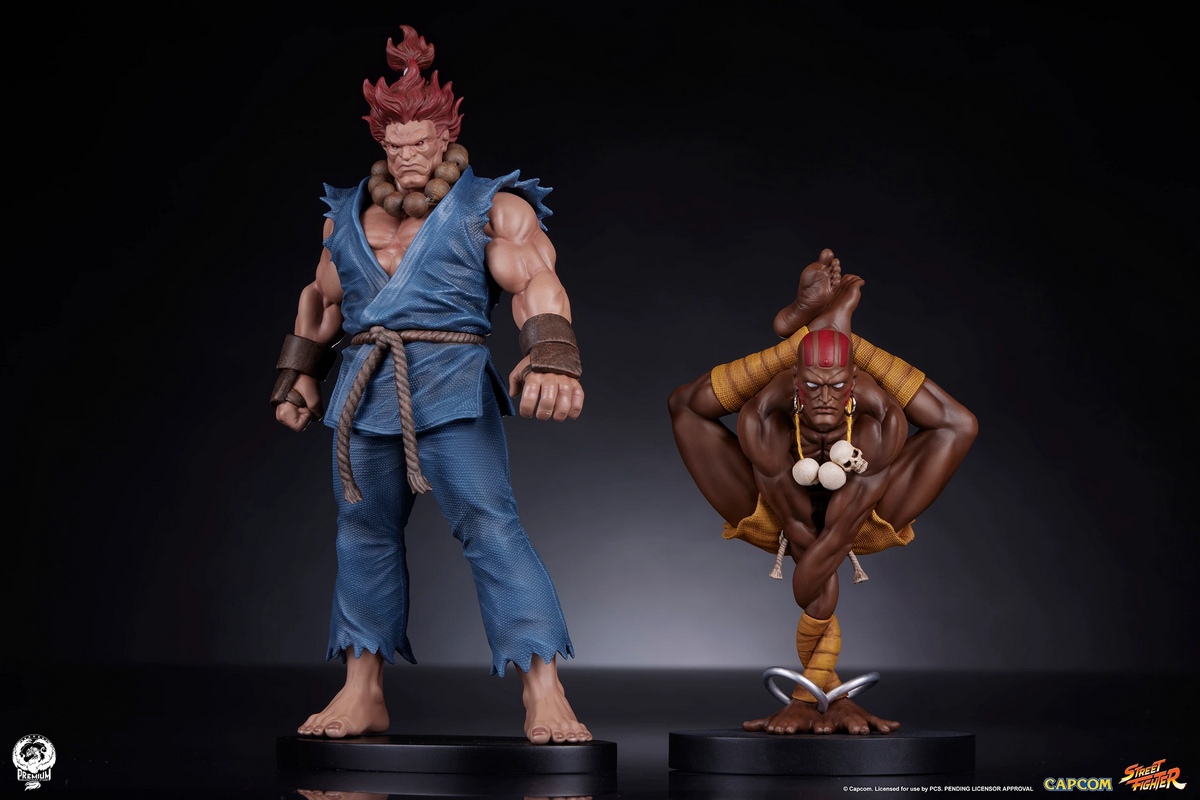 [สั่งจอง]Sideshow x PCS 912775 1/10 : Street Fighter Street Jam - Akuma & Dhalsim