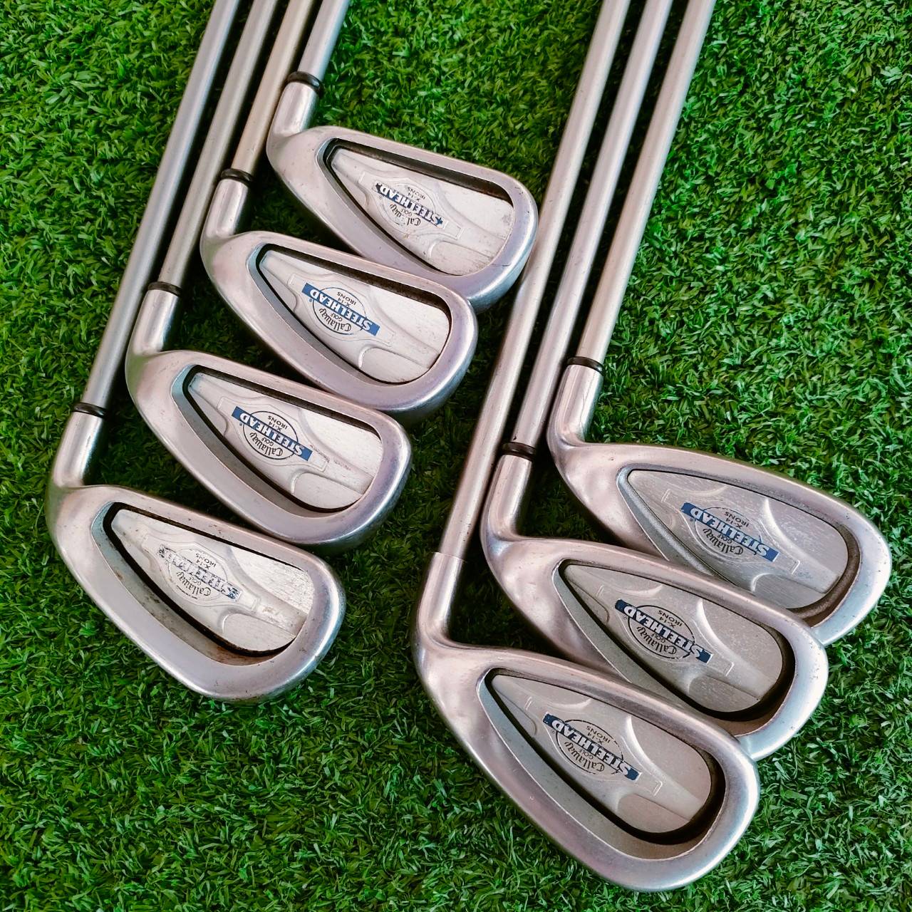 🏌️ ชุดเหล็ก CALLAWAY STEELHEAD X-14 มีเหล็ก 4-9 เเละ PW ก้าน CALLAWAY BIG BERTHA STEELHEAD X-14 FLEX R ไม้กอล์ฟมือสอง ของแท้ BY NakaraLuxurious