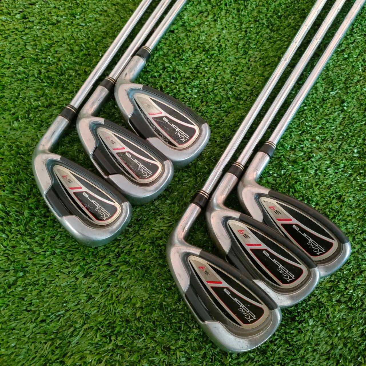 ชุดเหล็ก KING COBRA S9 มีเหล็ก 6-9 เเละ PW GW ก้าน N.S.PRO 950GH FLEX S