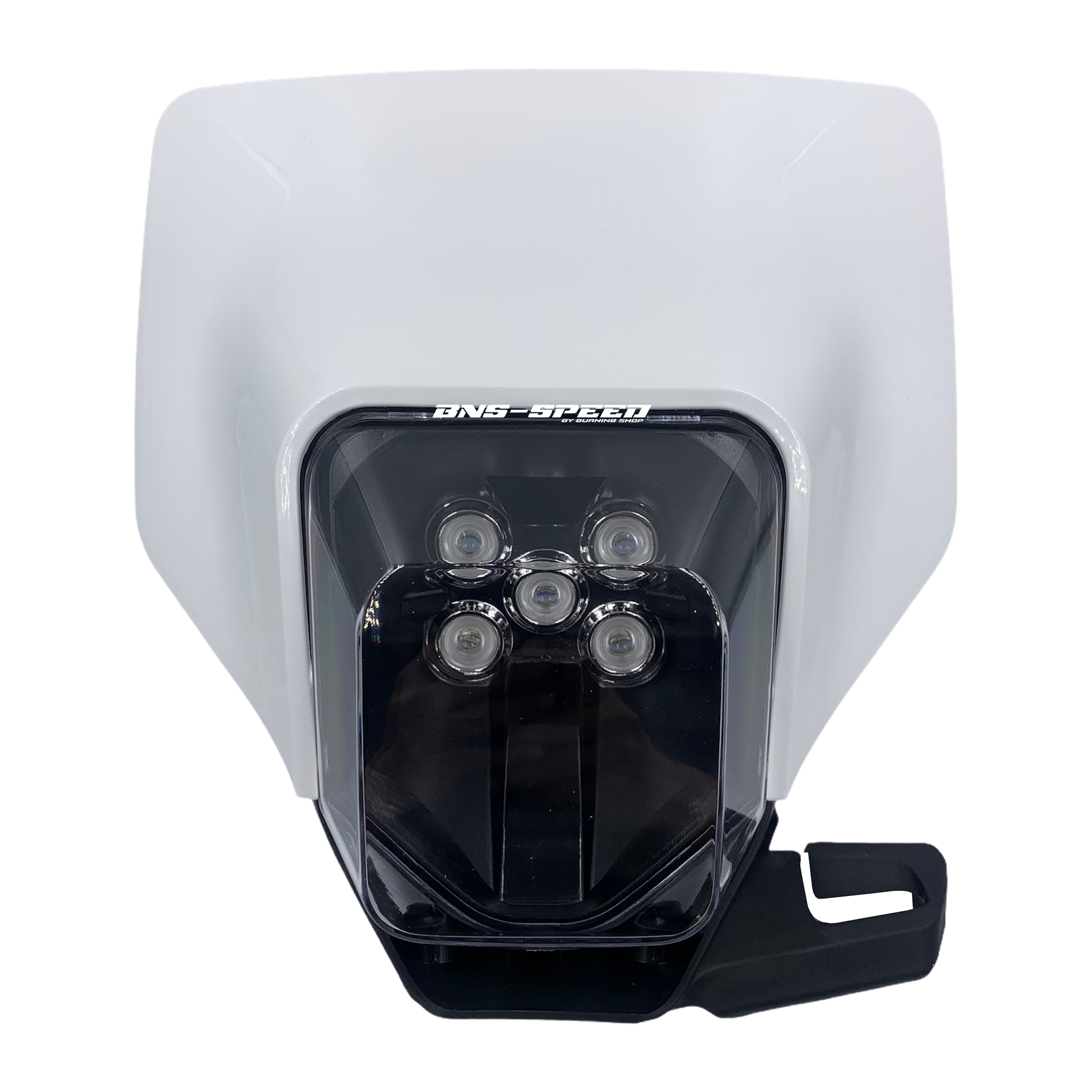 หน้ากากแต่งทรง Husky ไฟ LED - สีขาว