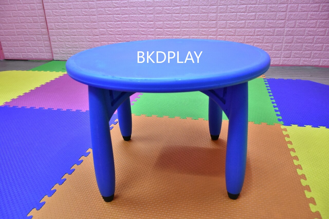 โต๊ะกลมขาพลาสติก ขนาด 75x75x50 cm.โต๊ะเรียนกลุ่ม,โต๊ะเขียนหนังสือเด็ก,โต๊ะกิจกรรม ราคาโรงงาน พร้อมส่ง
