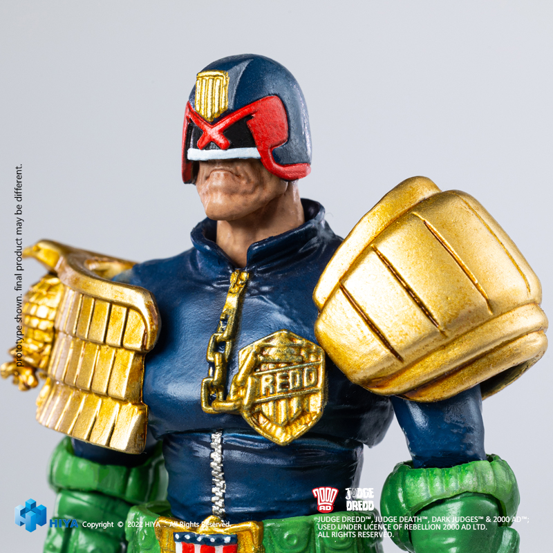 [สั่งจอง]Hiya 1/18 : Judge Dredd Gaze into the fist of Dredd 2-Pack