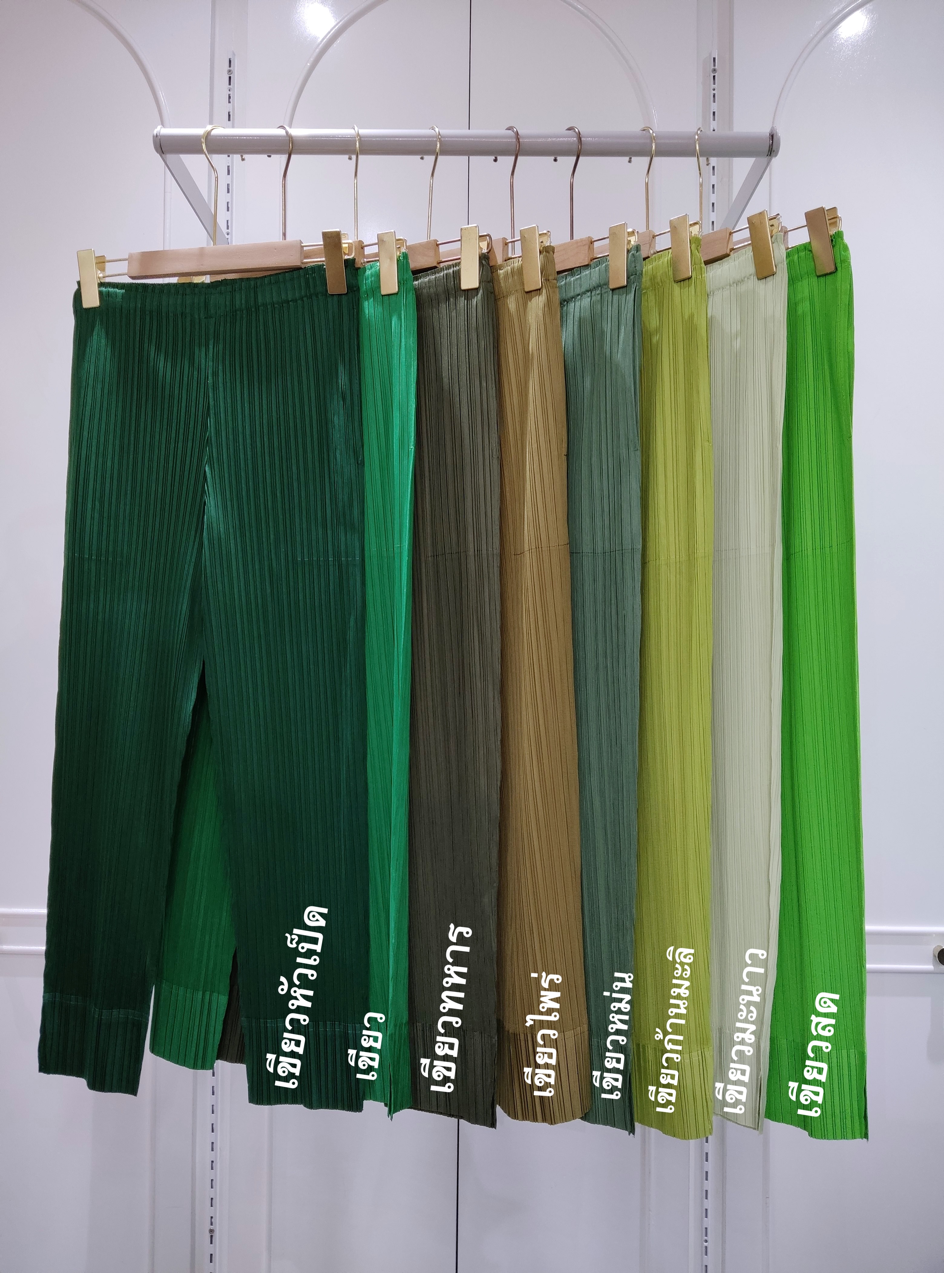 ยาว 34 นิ้ว 2MUAY รุ่น GM7258 กางเกงอัดพลีท SLIM FIT PLEATED PANTS 55 สี FREE SIZE