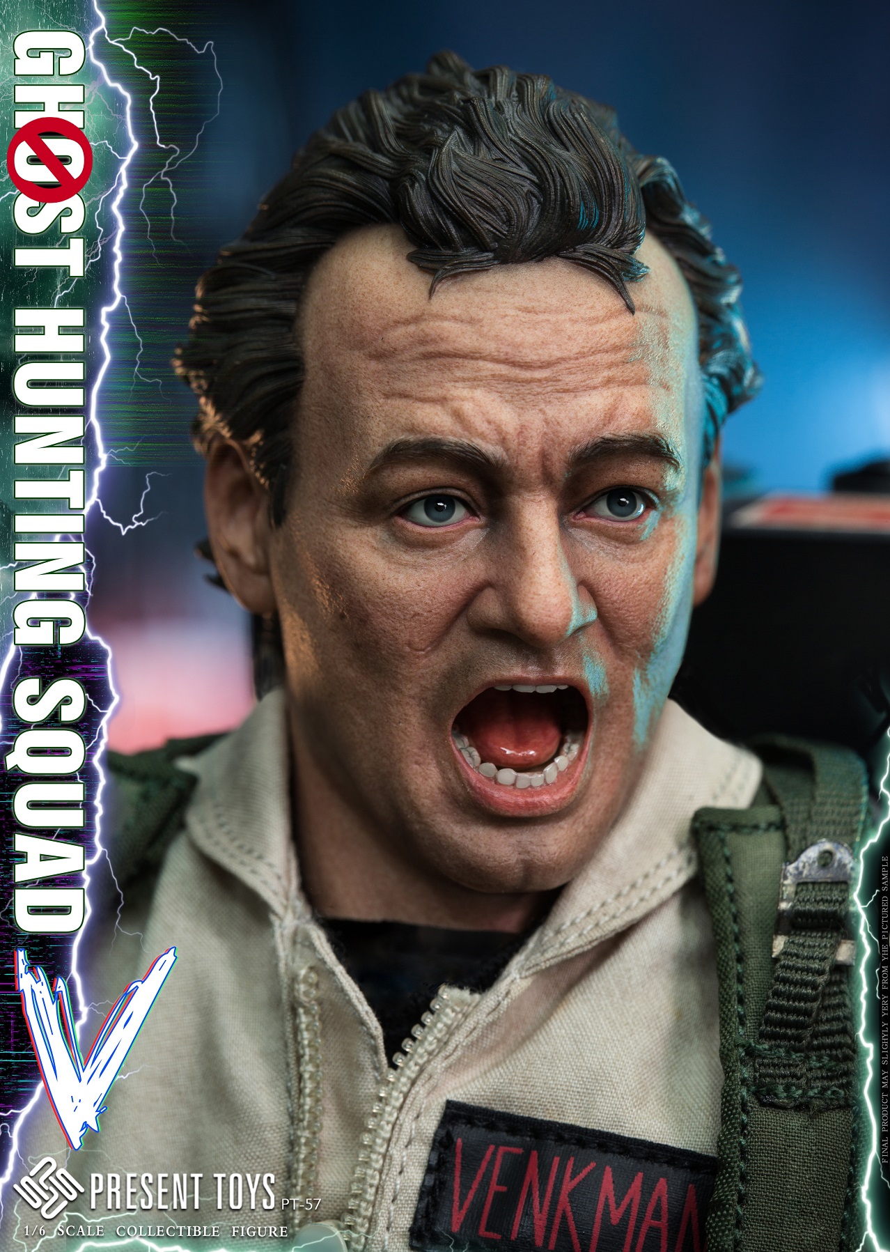 [พร้อมส่ง] Present Toys 1/6 : Ghost hunting squad PT-sp57 : V (Bill Murray)