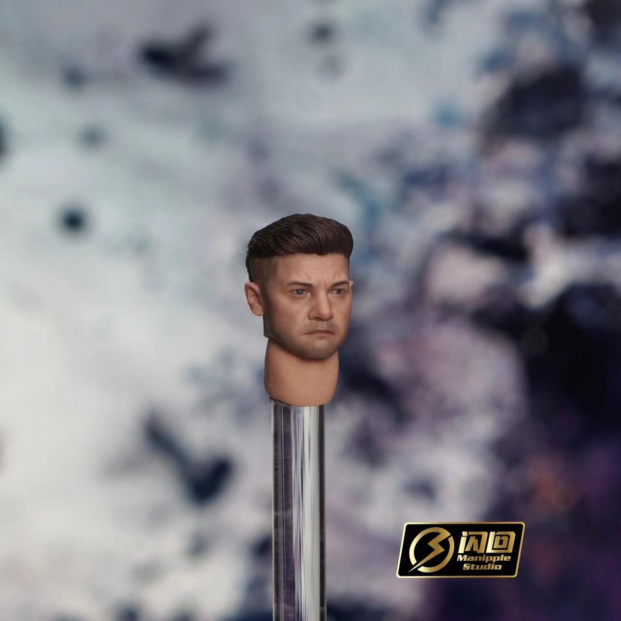 [พร้อมส่ง] Manipple 1/12 - MP70 : Male head sculpt (เฉพาะหัวบาตั้น เหมาะกับSHF)