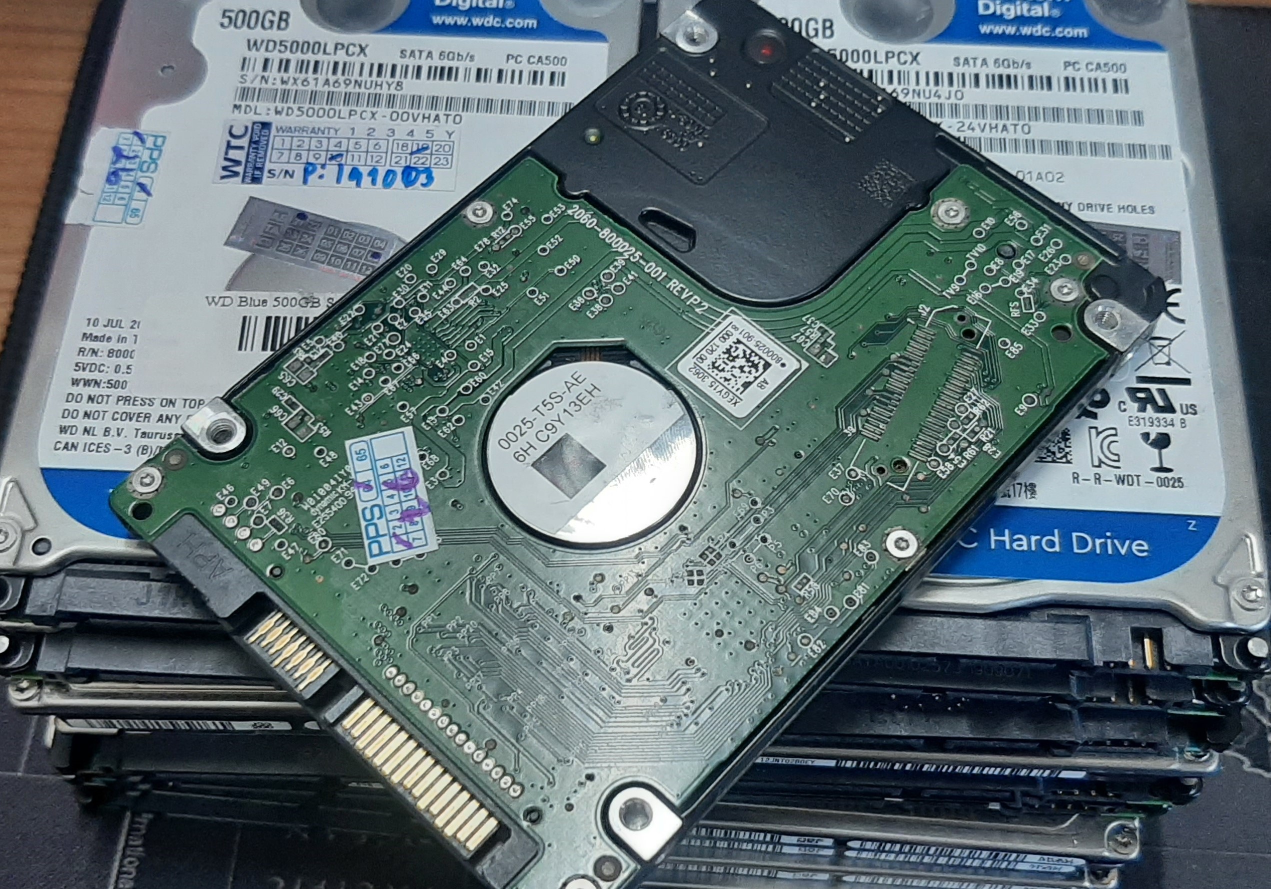 HDD WD 2.5 sata 500GB BLUE 5400RPM มือสอง