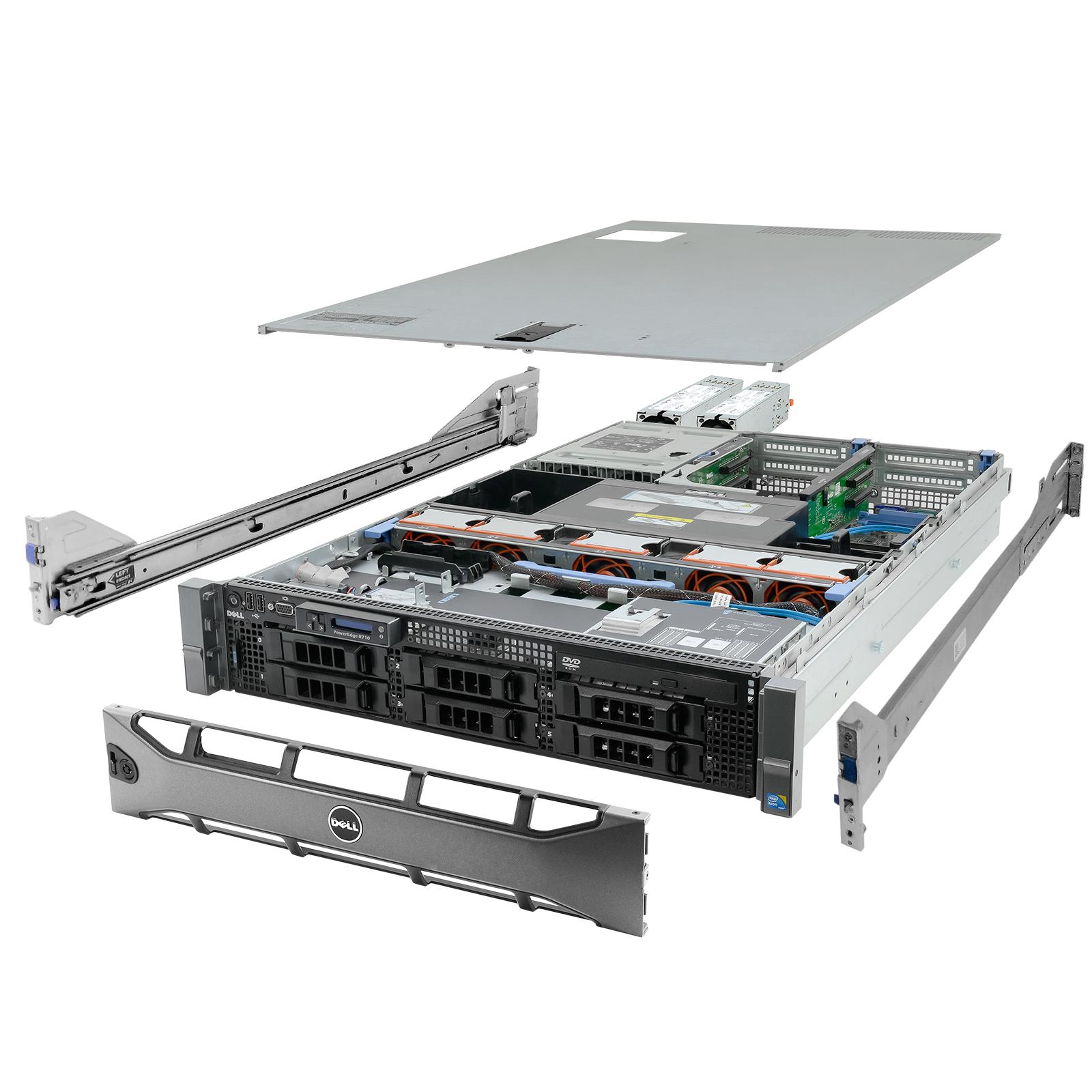 Server Dell Dell R710 เครื่องเซฟเวอร์มือสอง เครื่อง server ราคาถูก ราคารวม vat