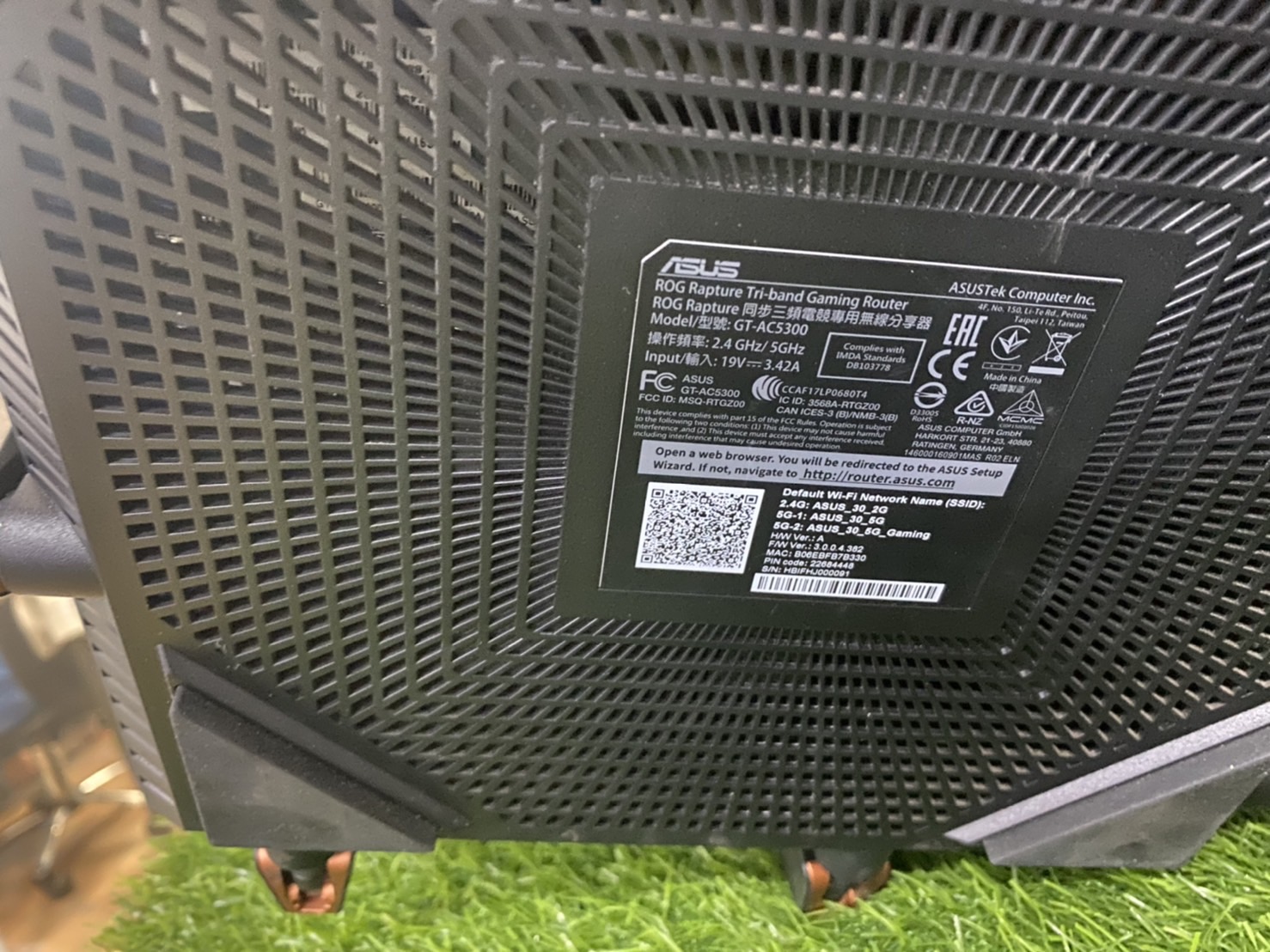 ROUTER (เราเตอร์) ASUS ROG AIMESH GT-AC5300 TRI BAND AC5300 GAMING ROUTER
