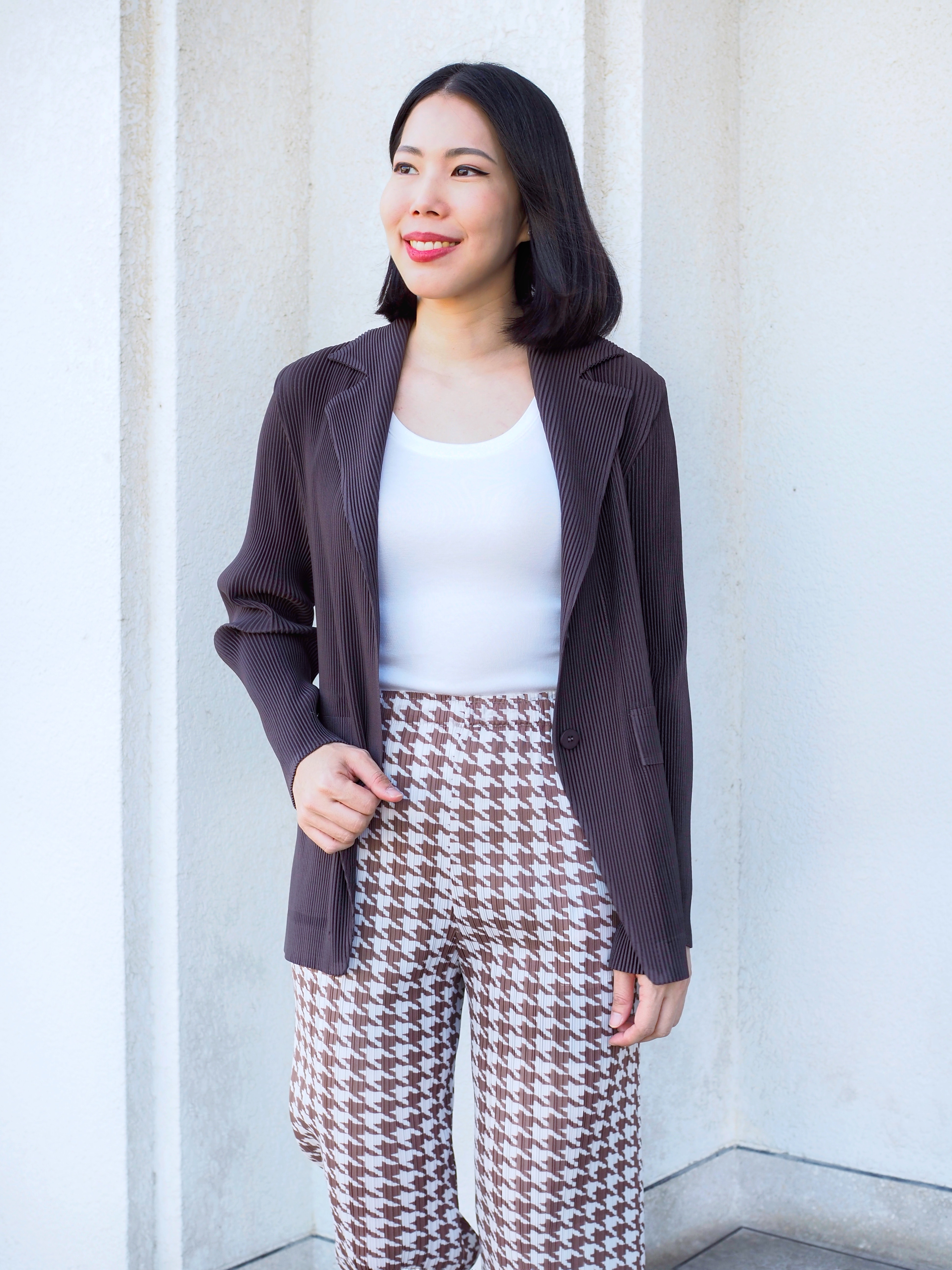 เพิ่มสีใหม่!! 2MUAY รุ่น GJO5131-9 เสื้อคลุมพลีทคุณภาพ THICK V NECK LONG SLEEVE PLEATED CARDIGAN 10 สี FREE SIZE