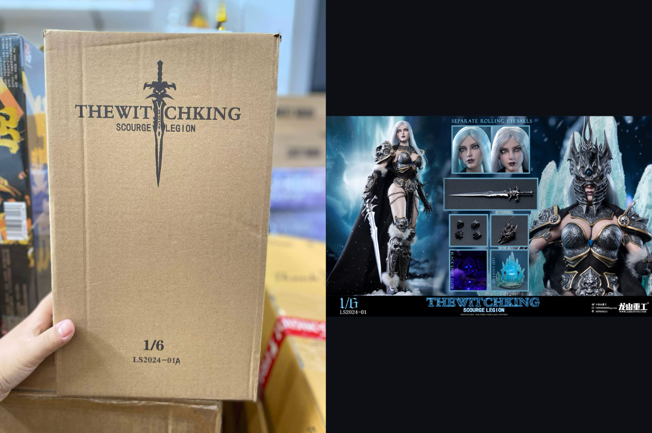 [พร้อมส่ง]Longshan Heavy Industry 1/6 : Lich King - LS2024-01A : Luxury Edition (แบบปกติ+บัลลังก์น้ำแข็ง)"