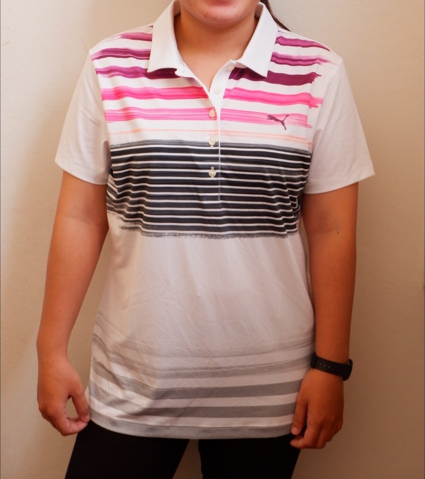 เสื้อนักกอล์ฟหญิง GOLF POLO PUMA ROAD MAP PUMA WOMEN