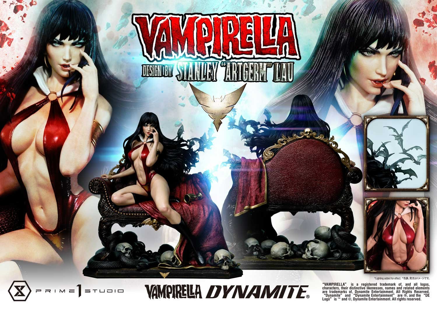 [สั่งจอง]Prime 1 Studio MMVP-01: Vampirella (Design by Stanley “Artgerm” Lau)