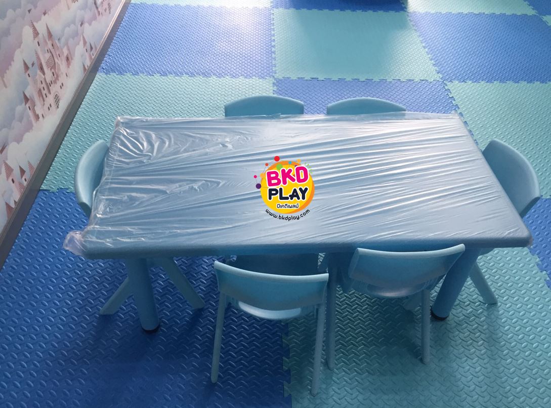 ชุดโต๊ะสี่เหลี่ยมผืนผ้าพร้อมเก้าอี้6ตัว ,โต๊ะนักเรียน ขาเหล็ก,ชุดโต๊ะพร้อมเก้าอี้, ปรับระดับได้พร้อมส่ง สำหรับเด็ก อนุบาล โรงเรียน เนอสเซอรี่ ศูนย์พัฒนาเด็กเล็ก