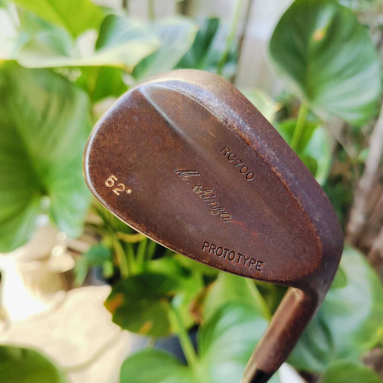 WEDGE RC700 PROTOTYPE สนิม องศา 52 ร่องหน้าไม้สวยมาก งานสวยมาก วัสดุสุดพรีเมี่ยม ไม้กอล์ฟพรีเมี่ยมมือสอง ของแท้ By NakaraLuxurious