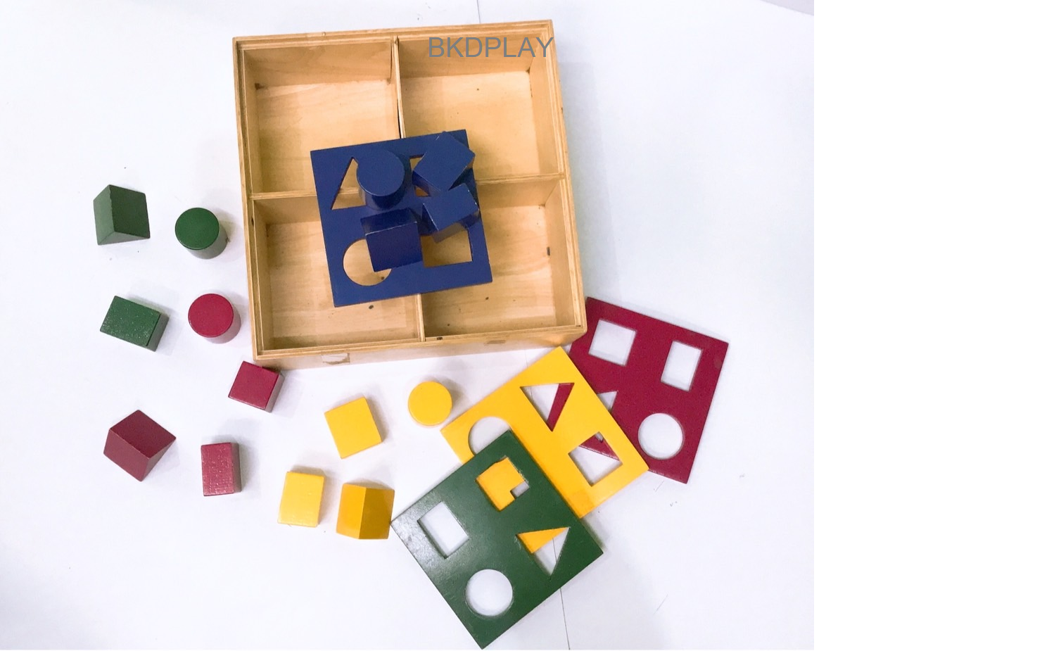 กล่องหยอดบล็อก รูปทรง-สี , ของเล่นไม้, ของเล่นเสริมพัฒนาการ, ของเล่นเด็กอนุบาล, สื่อการสอนเด็กอนุบาล วัสดุและสี ปลอดภัยต่อเด็ก มีมาตรฐาน มอก. ตามที่ สพฐ. กำหนด