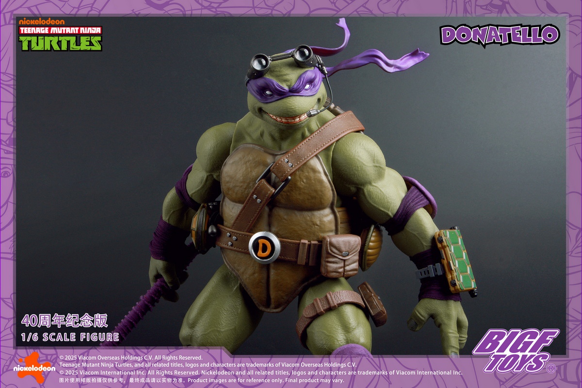 [สั่งจอง]BIGFTOYS BIGF-003 1/6 : TNMT - Donatello 40th Anniversary Edition