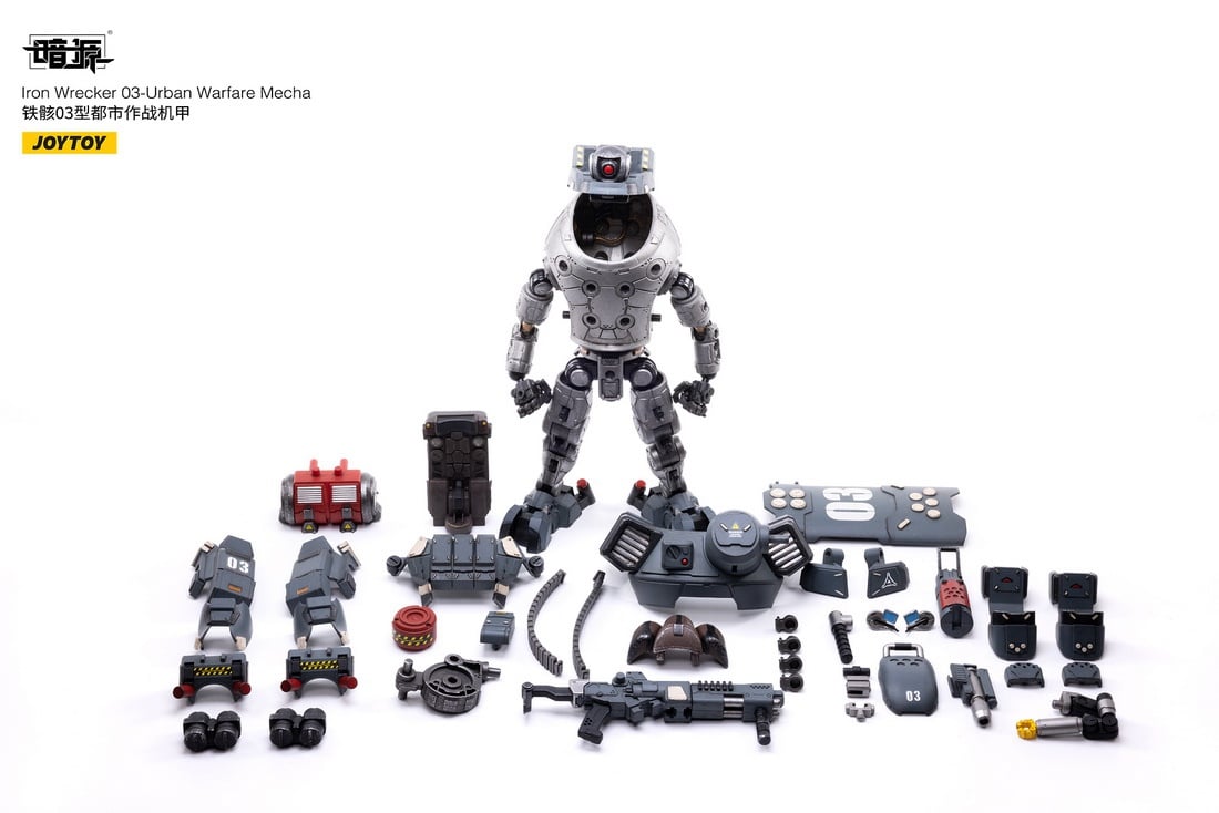 [สั่งจอง]JOYTOY 1/25 : Iron Skeleton 03 Urban Combat Mech & Iron Skeleton 04 Heavy Armor