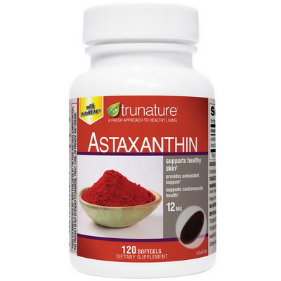 Trunature Astaxanthin 12 mg ขนาด 120 Softgels