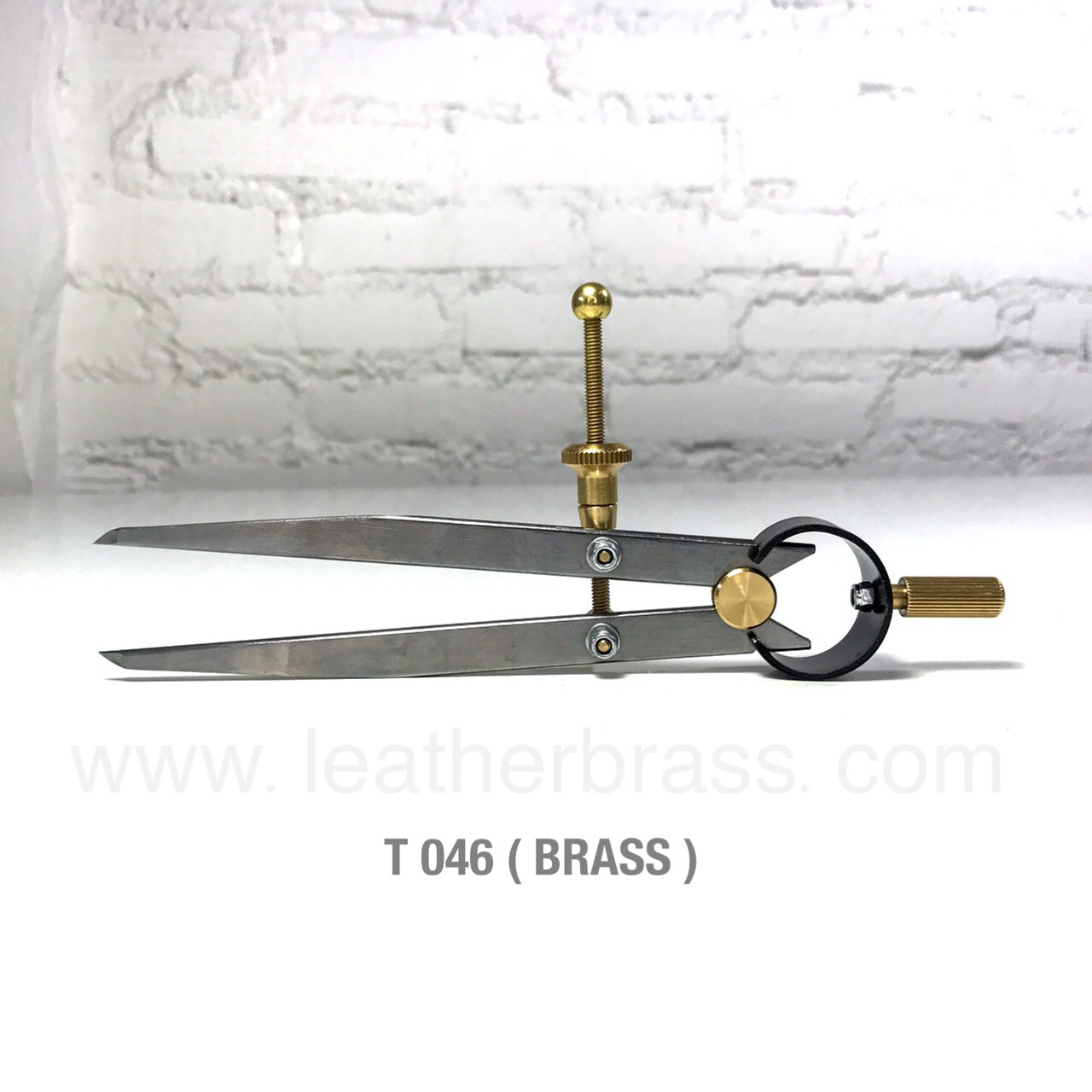 T046 วงเวียนทองเหลือง ขนาด 150 มิล อุปกรณ์ช่างหนัง leatherbrass**ราคาต่ออัน**