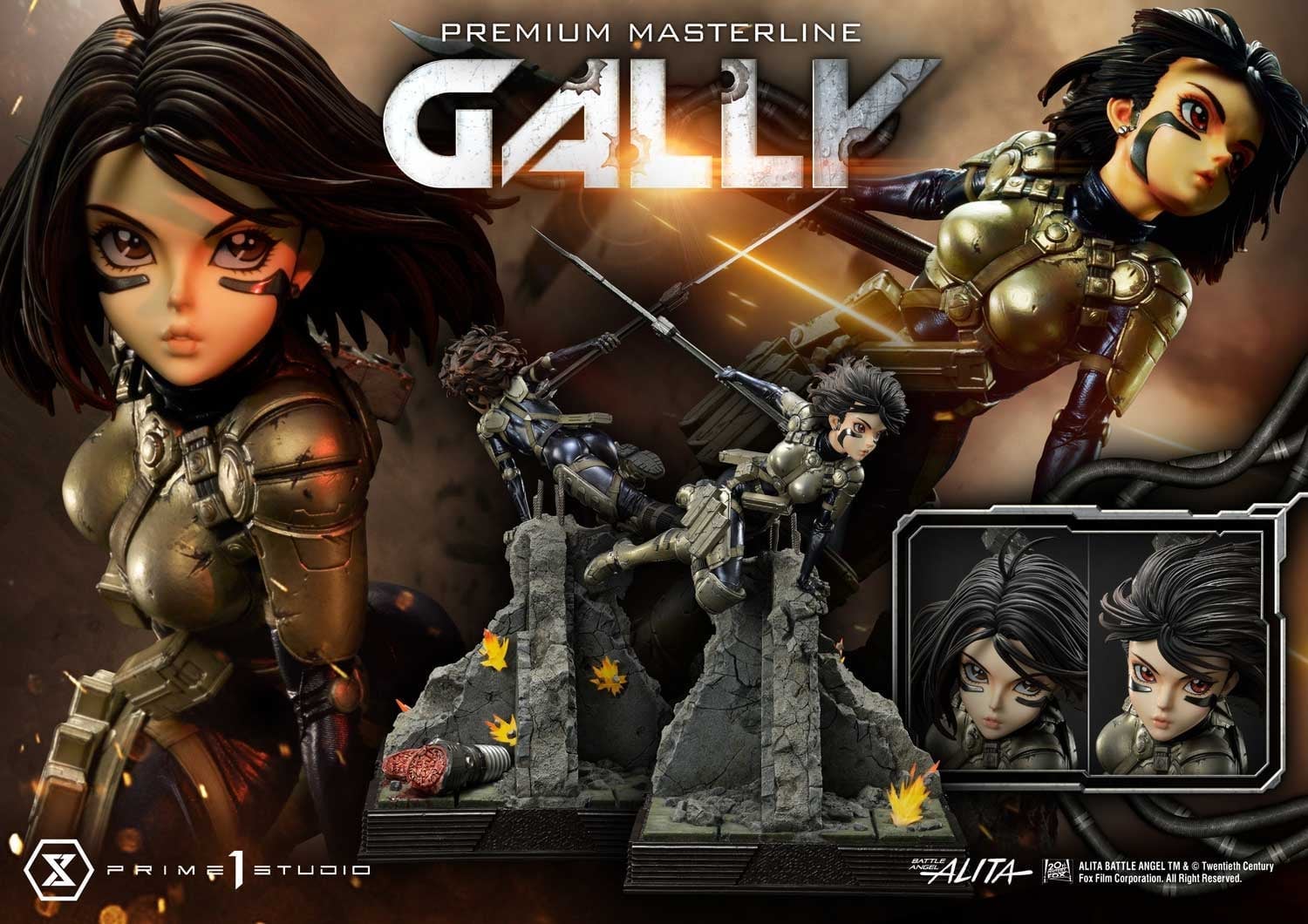 [สั่งจอง]Prime 1 Studio 1/4 : Battle Angel Alita- Gally