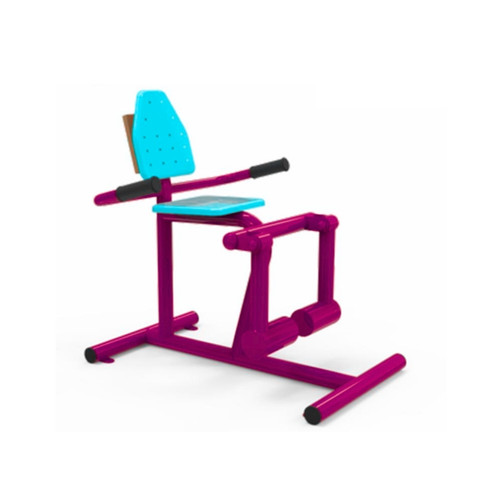 เครื่องออกกำลังกายกลางแจ้งผู้ใหญ่,บริหารขา-ข้อเข่า (แบบขาแกว่งสลับยกน้ำหนัก),ลานกีฬาอเนกประสงค์ ,สวนสาธารณะ ,เทศบาล ,หมู่บ้าน ,ผลิตในไทย ,สั่งทำตามสีที่ต้องการได้ ขนาด 60x100x80 ซม.