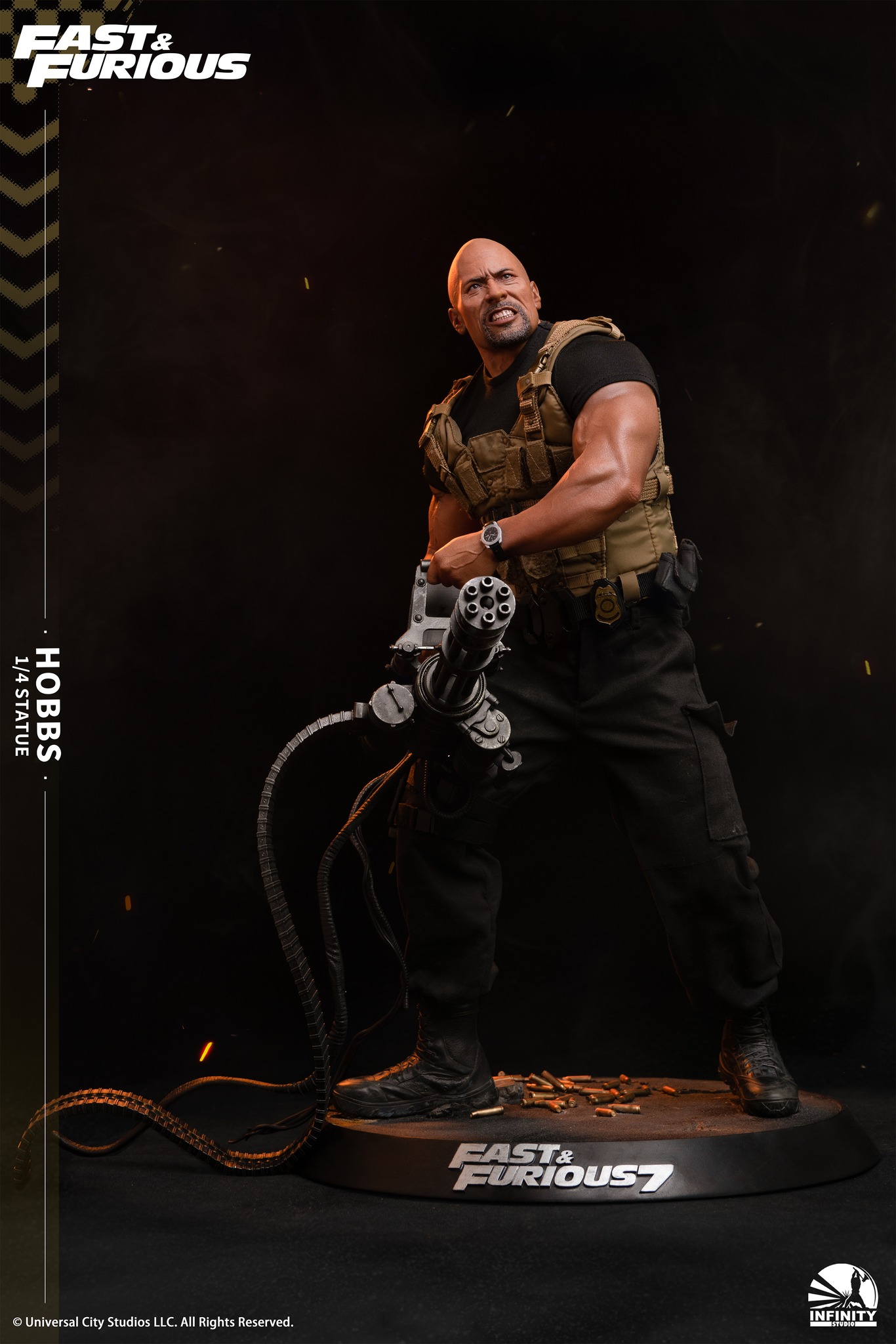 [สั่งจอง] Infinity Studio 1/4 Statue : Fast and Furious 7 - Hobbs