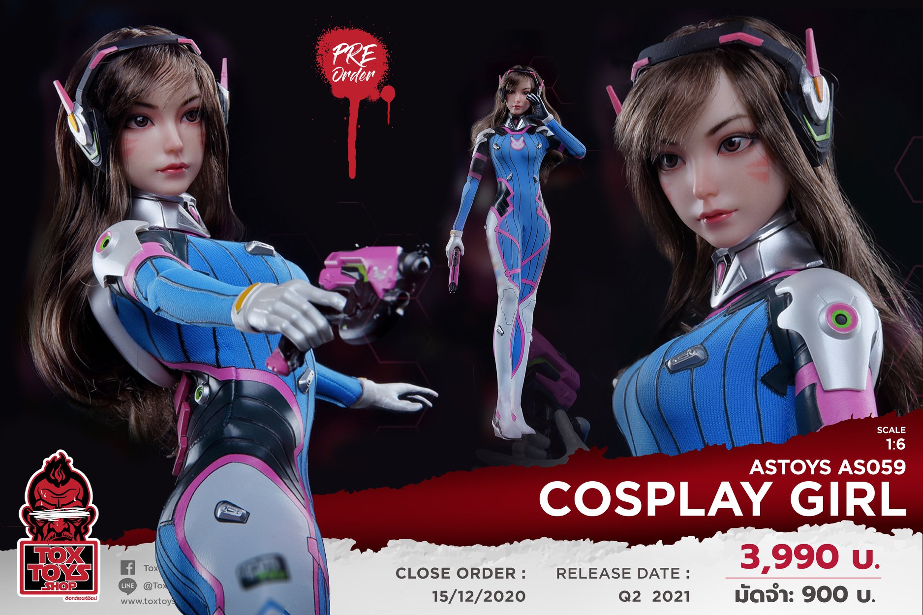 [สั่งจอง]Astoys AS059 1/6 Scale : Cosplay girl