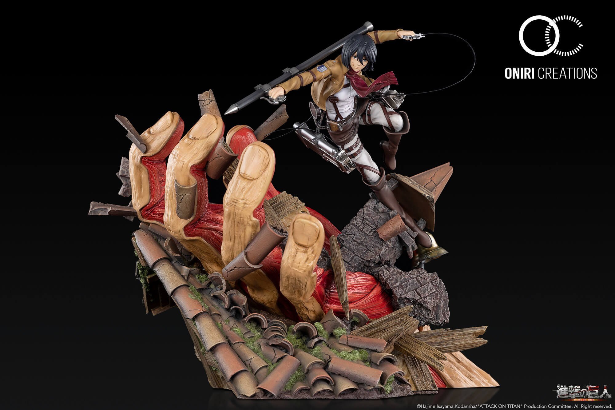 [สั่งจอง]Oniri Creations 1/6 : Attack on Titan - Mikasa VS Armored Titan