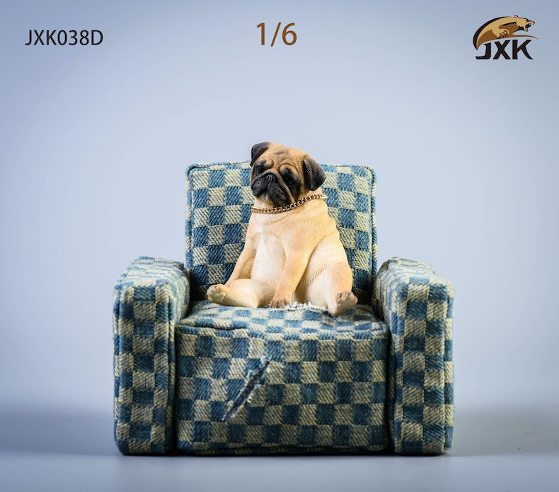 [สั่งจอง]JXK 1/6 JXK038A/B/C/D : Pug With Sofa Set