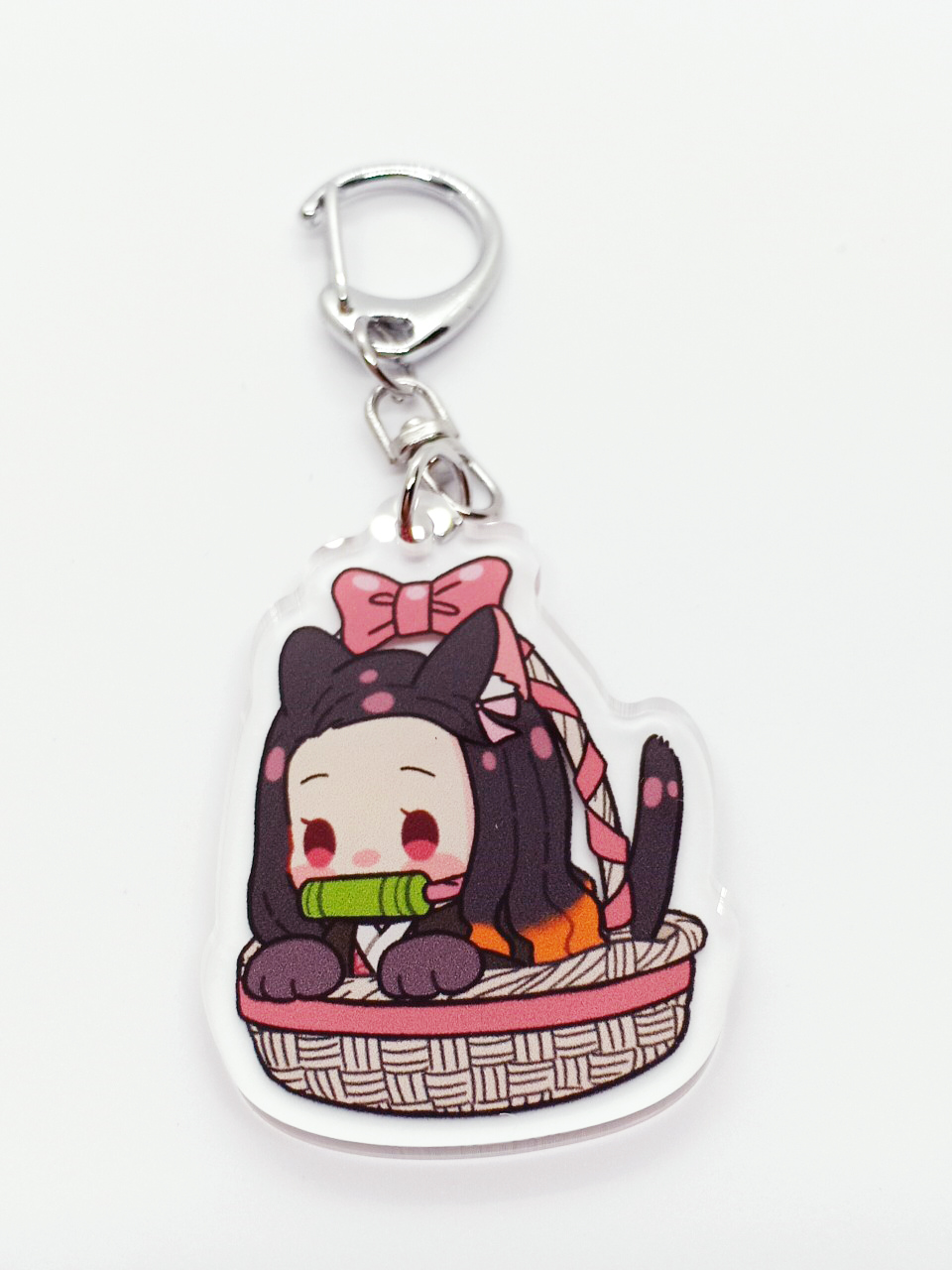 [In Stock] Cat Baskets Kimetsu no yaiba : *Acrylic Keychain*