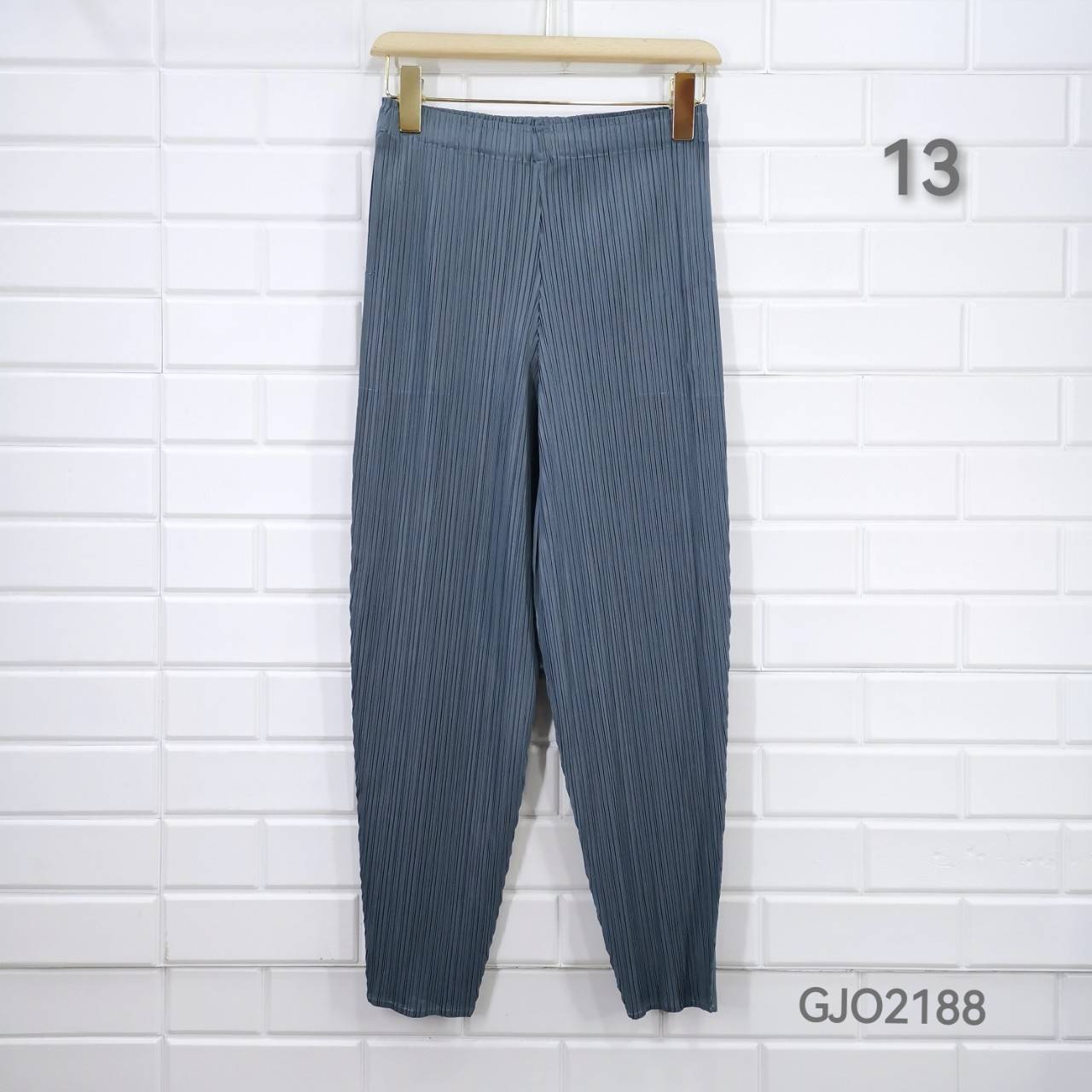 ยาว 34นิ้ว!! 2MUAY รุ่น GJO2188 กางเกงผู้หญิง กางเกงอัดพลีทคุณภาพ 12สี FREE SIZE CASUAL FIT PLEATES PANTS