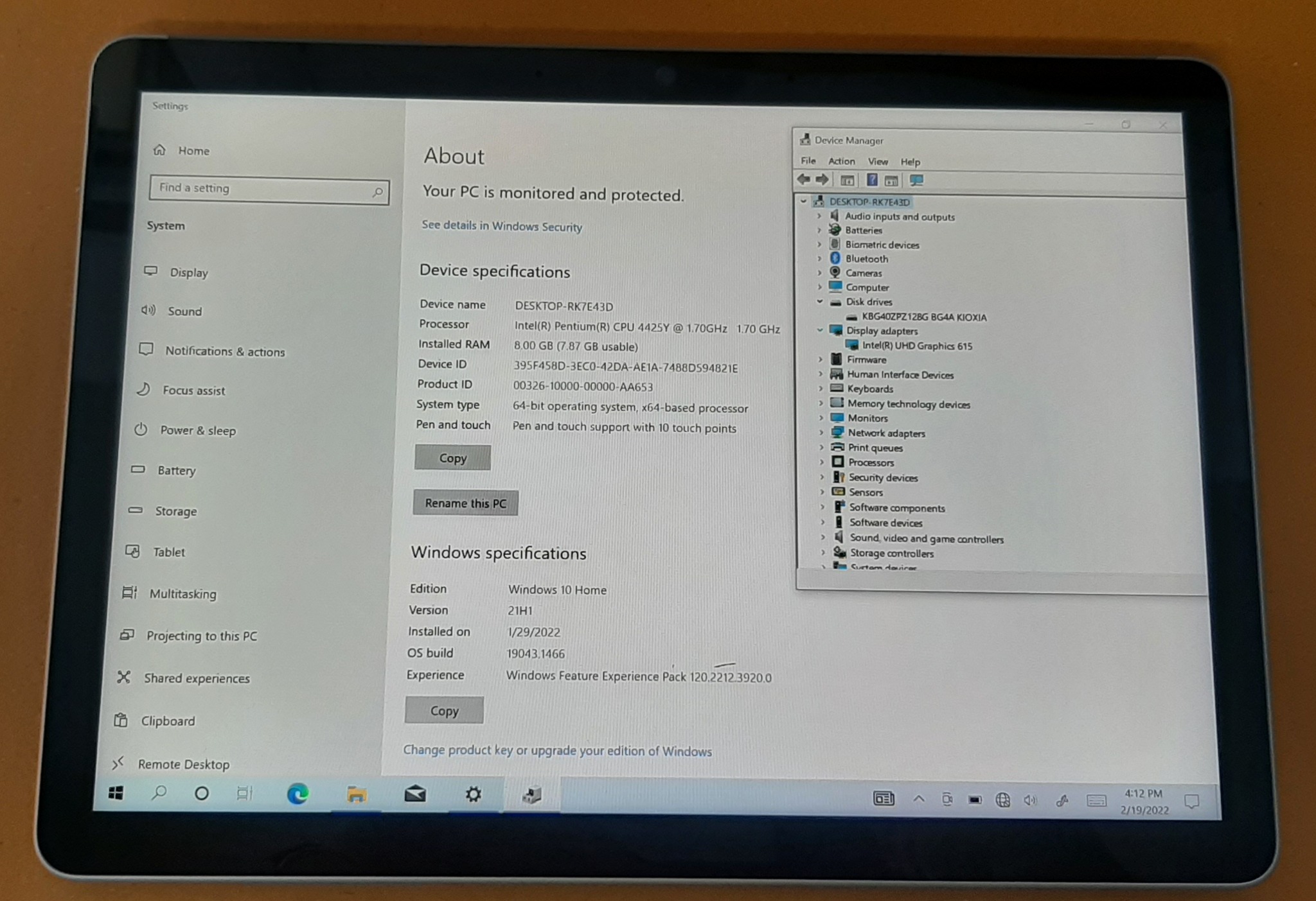 Microsoft Surface G 02 - 10.5"