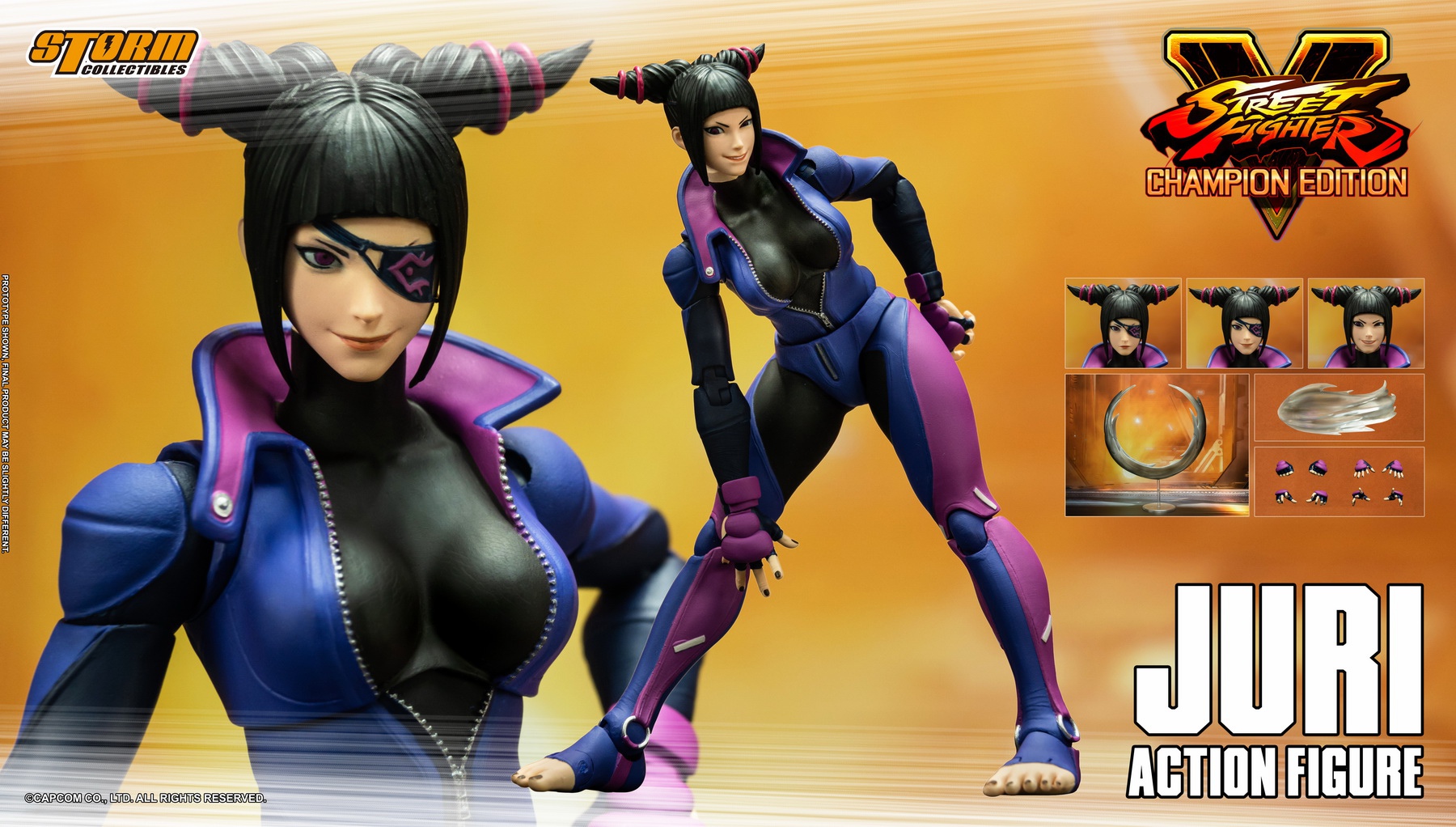 [สั่งจอง]Storm Toys CPSF23 1/12 : Street Fighter V - JURI HAN