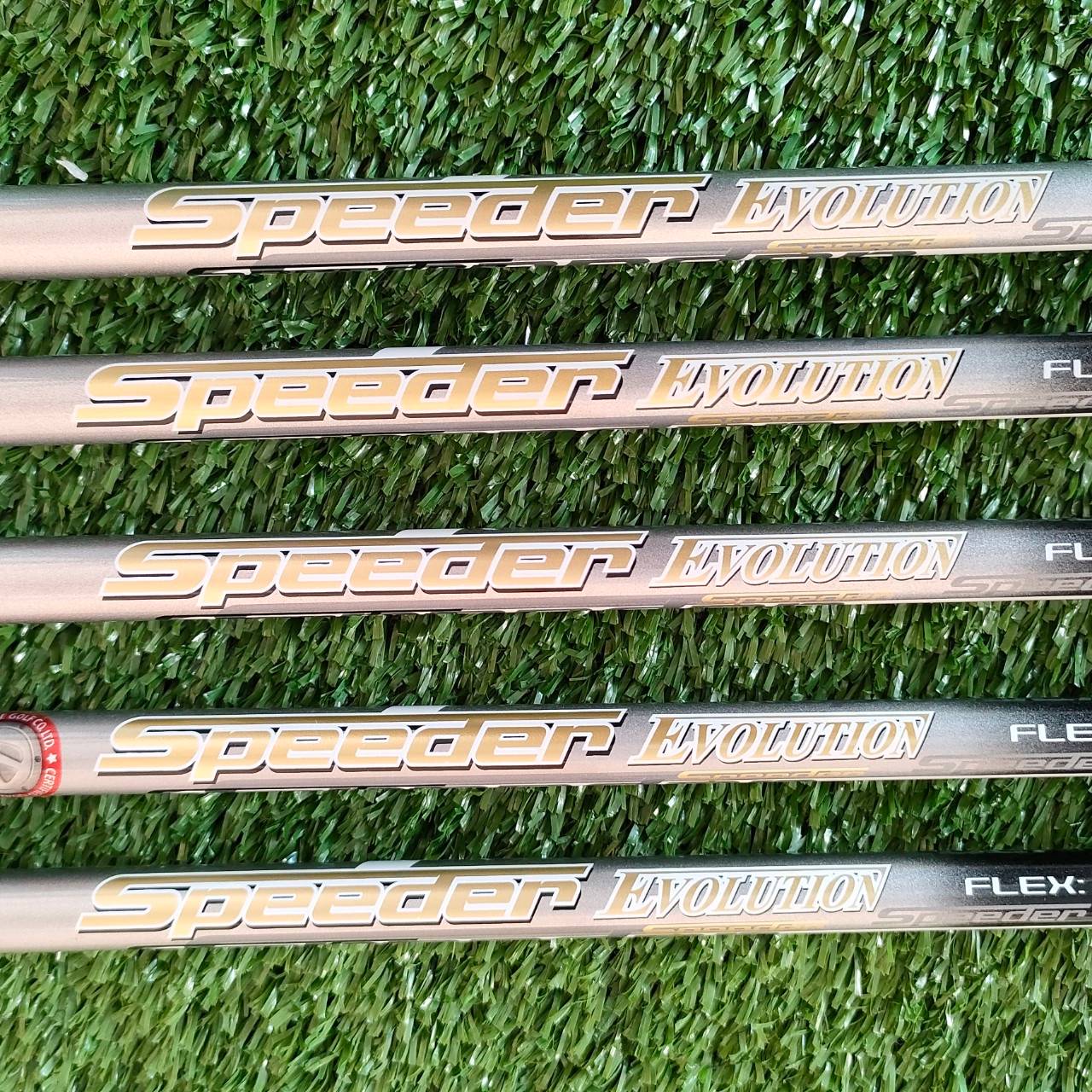 ชุดเหล็ก TAYLORMADE M GLOIRE RIBCOR HT มีเหล็ก 6-9 เเละ PW ก้าน FUJIKURA SPEEDER EVOLUTION FLEX R ทั้งชุด