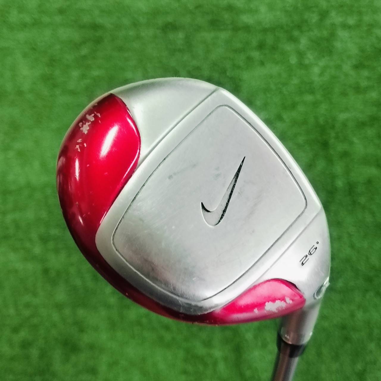 HYBRID NIKE CPR องศา 26 ก้าน UST MAMIYA JAPAN FLEX R เป็นไฮบริดที่ มี CAVITY ที่ด้านหลัง ตีง่ายแบบง่ายสุดๆเลยค่ะ ไม้กอล์ฟพรีเมี่ยมมือสอง ของแท้ By NakaraLuxurious