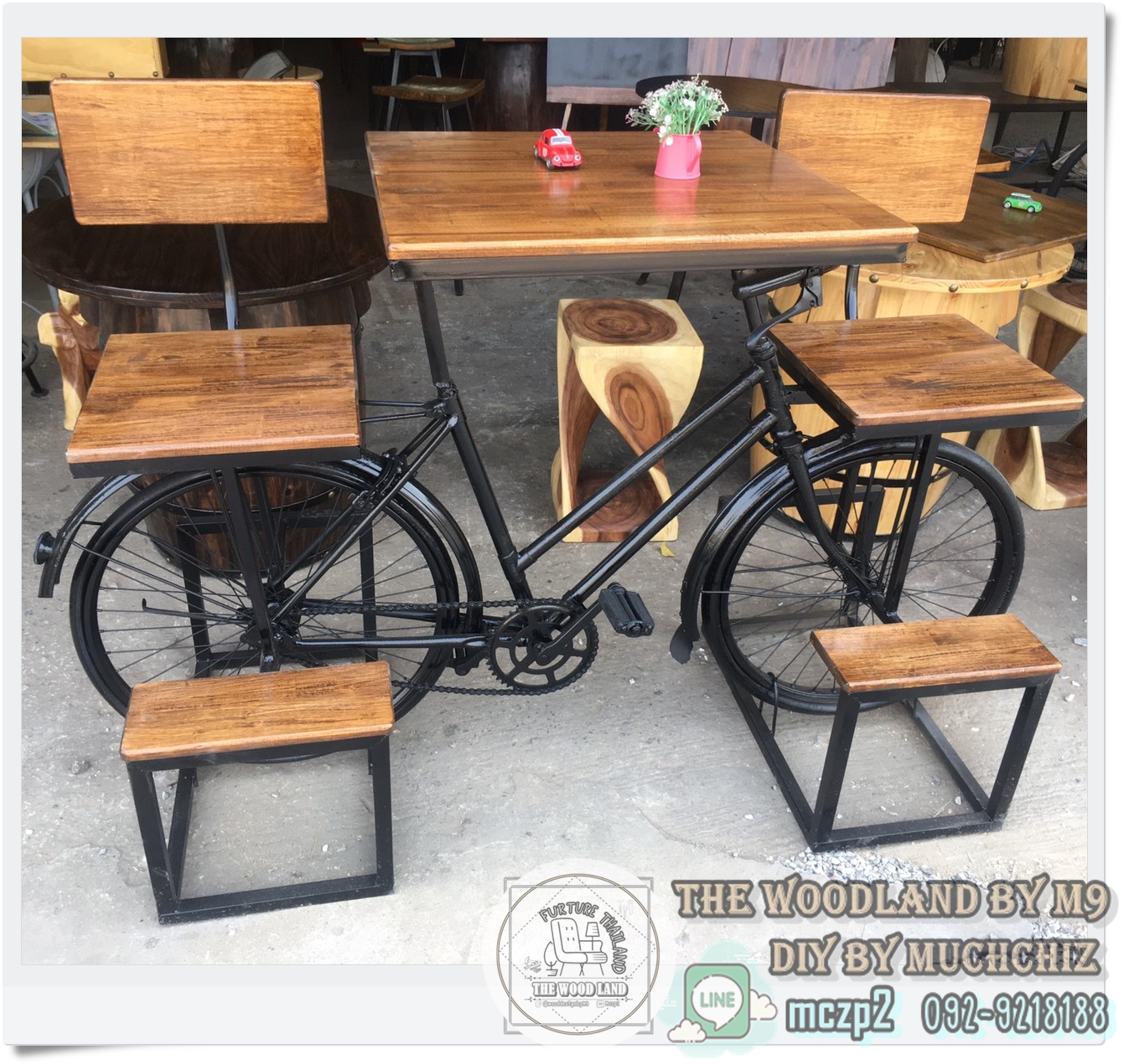 #BICYCLE Design#เฟอร์นิเจอร์จักรยานวินเทจ #เฟอร์นิเจอร์ตกแต่งร้านกาแฟ