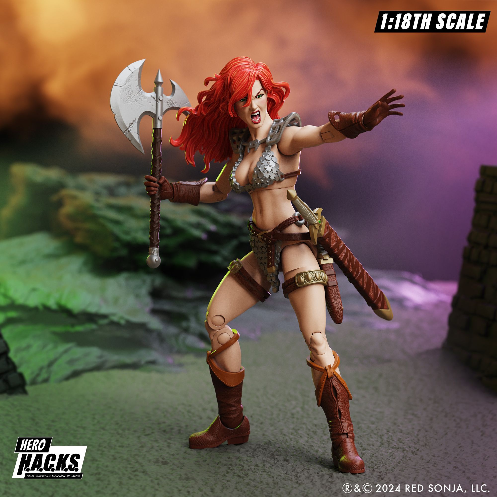 [สั่งจอง] BOSS FIGHT STUDIO H.A.C.K.S. 1/18 : Red Sonja