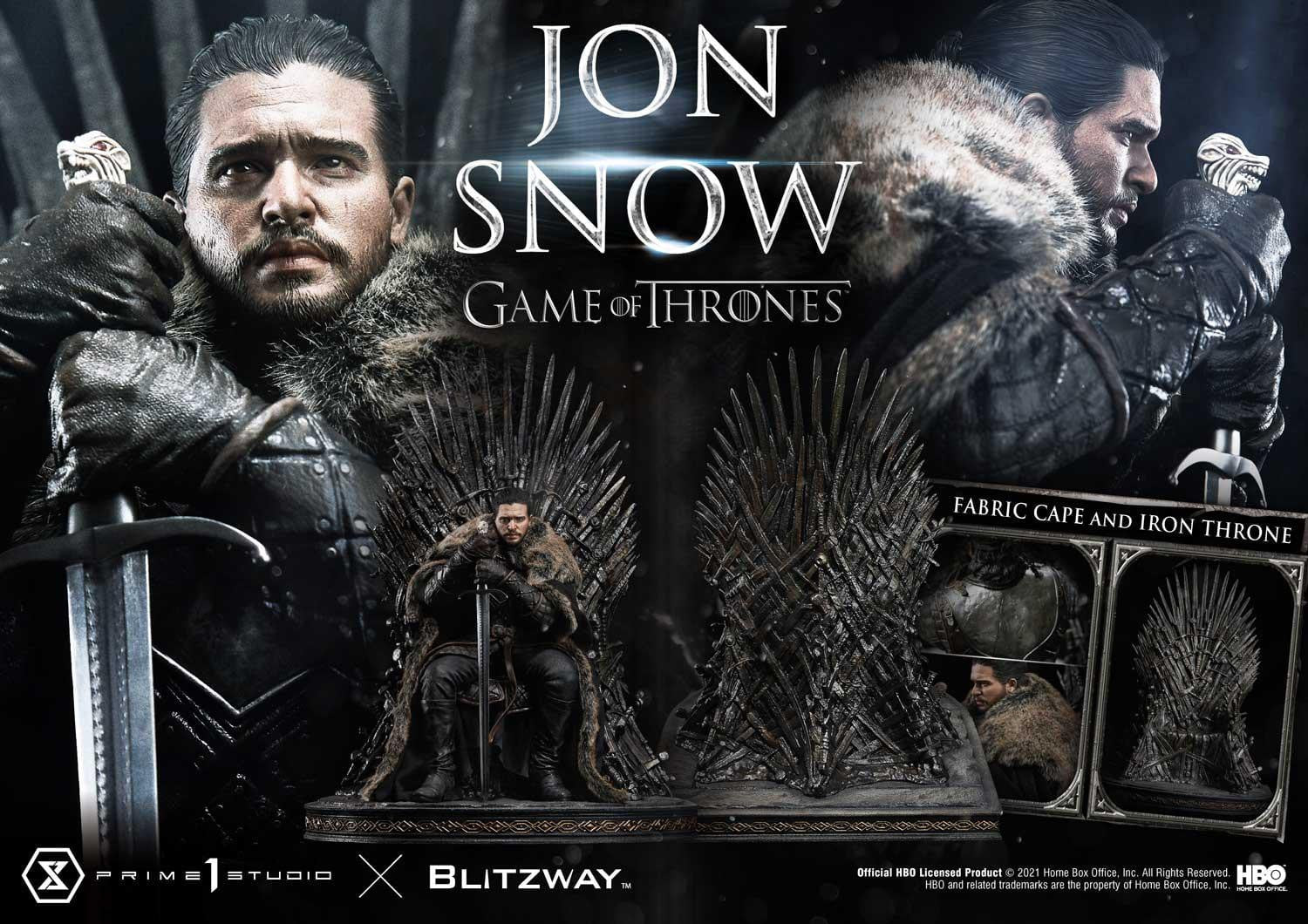 [สั่งจอง]Prime 1 Studio UPMGOT-03 1/4 : Game of Thrones - Jon Snow