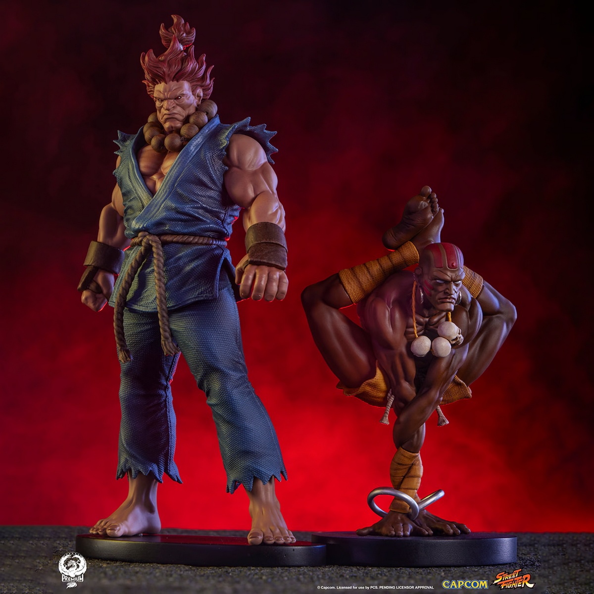 [สั่งจอง]Sideshow x PCS 912775 1/10 : Street Fighter Street Jam - Akuma & Dhalsim